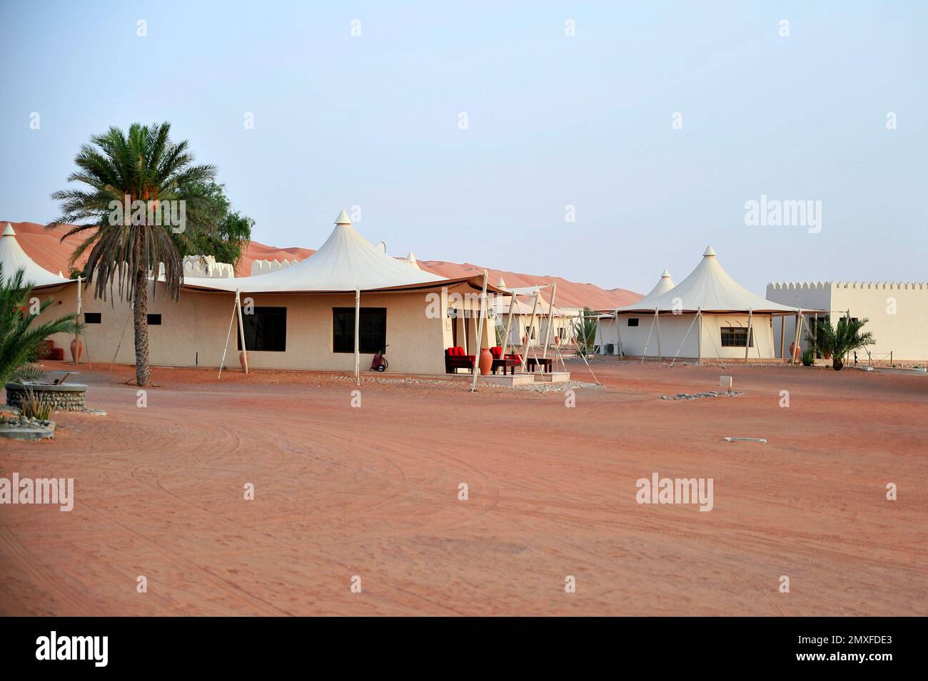 Desert Nights Resort, hébergement en Oman - sultanat d'Oman - concept d'évasion Banque D'Images