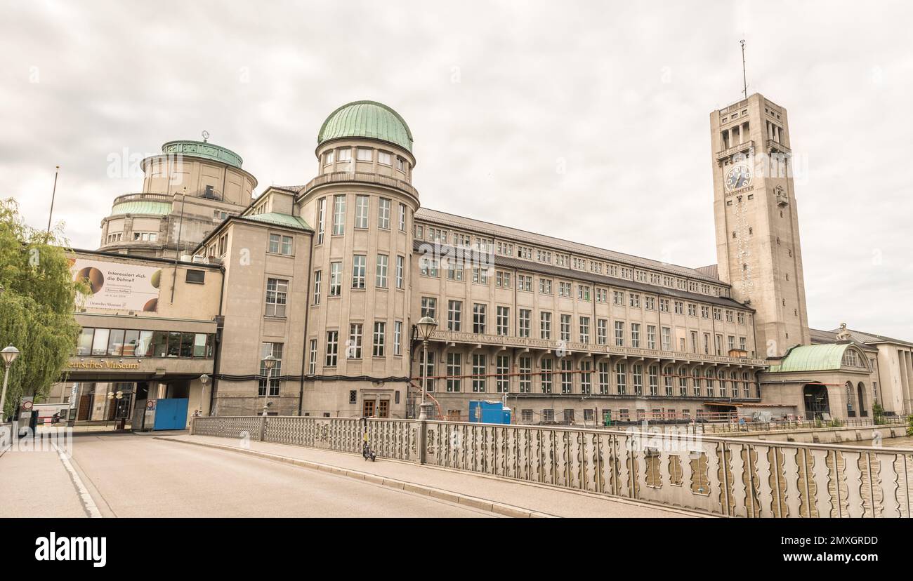 Le Musée allemand (Deutsches Museum), à Munich (Allemagne), le plus grand musée de la science et de la technologie Banque D'Images