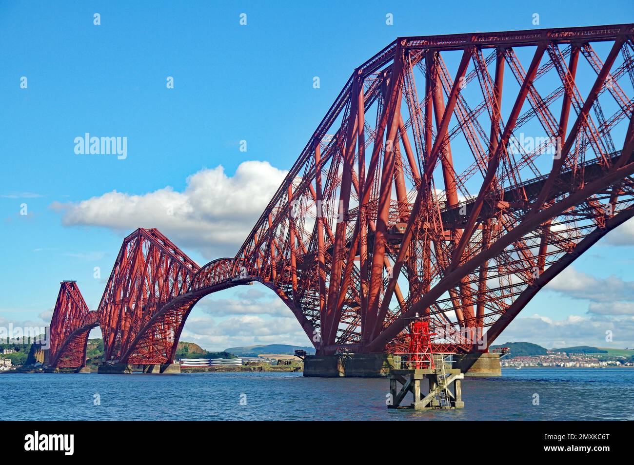 Forth Bridge Railway Bridge, Édimbourg, North Queensferry, Écosse, Royaume-Uni, Europe Banque D'Images