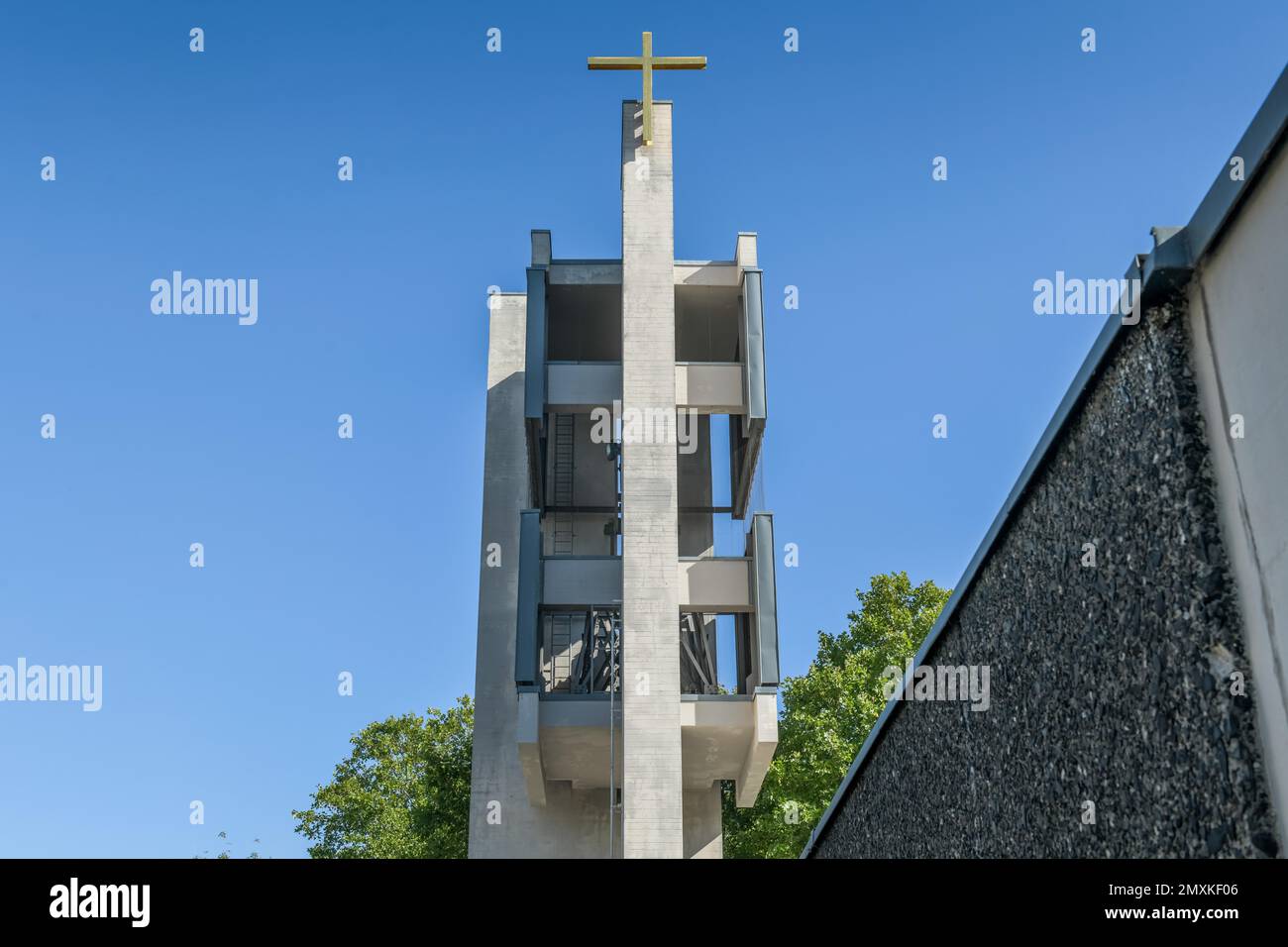 Eglise du souvenir, Maria Regina Martyrum, Heckerdamm, Charlottenburg, Berlin, Allemagne, Europe Banque D'Images