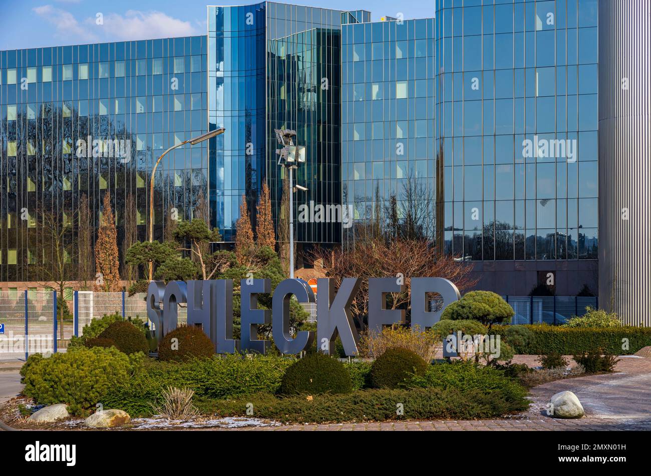 SCHLECKER, la plus grande chaîne de pharmacies d'Europe, a déposé un dossier d'insolvabilité auprès du tribunal de district d'Ulm le 23 janvier 2012. Banque D'Images