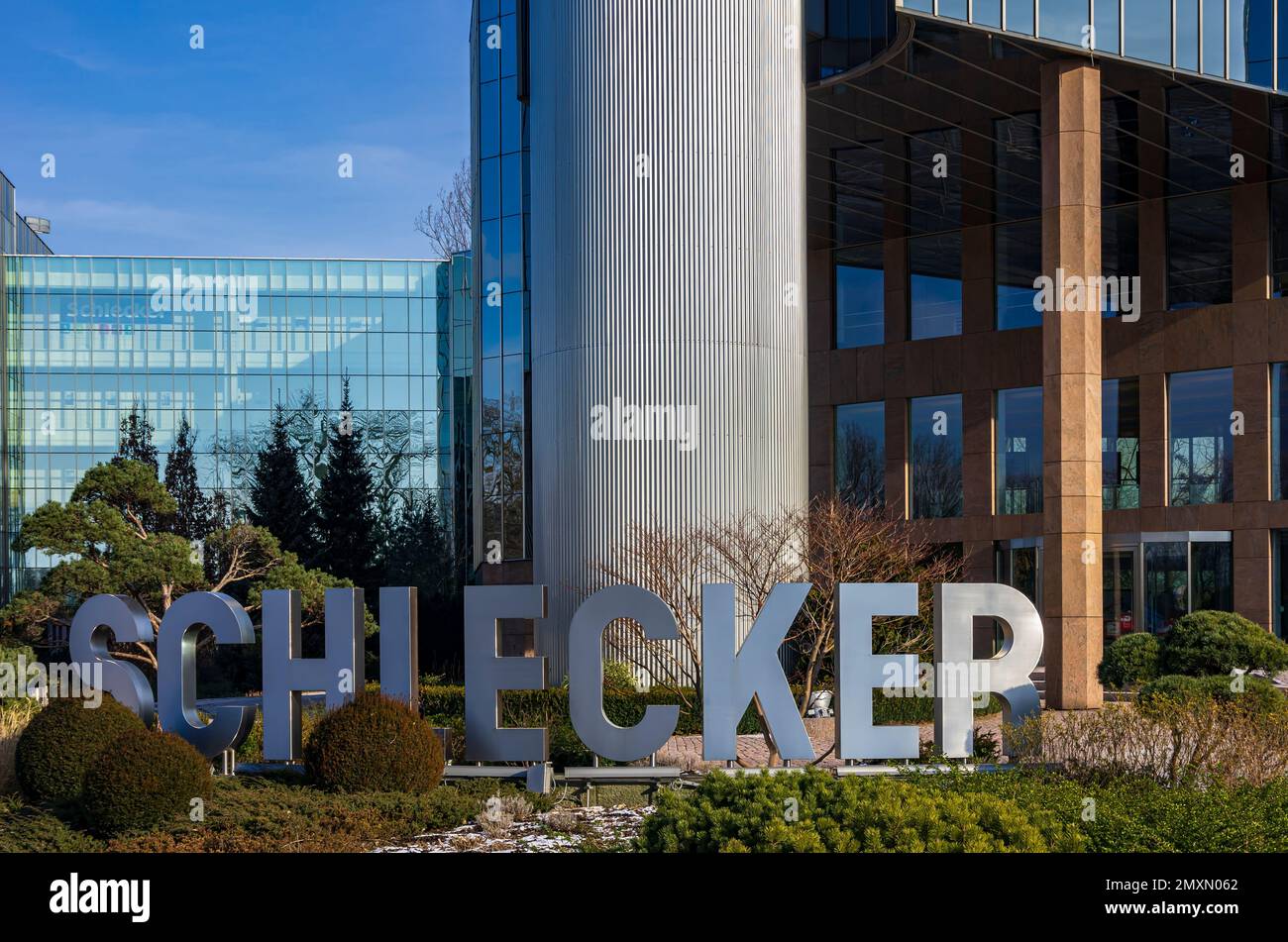 SCHLECKER, la plus grande chaîne de pharmacies d'Europe, a déposé un dossier d'insolvabilité auprès du tribunal de district d'Ulm le 23 janvier 2012. Banque D'Images