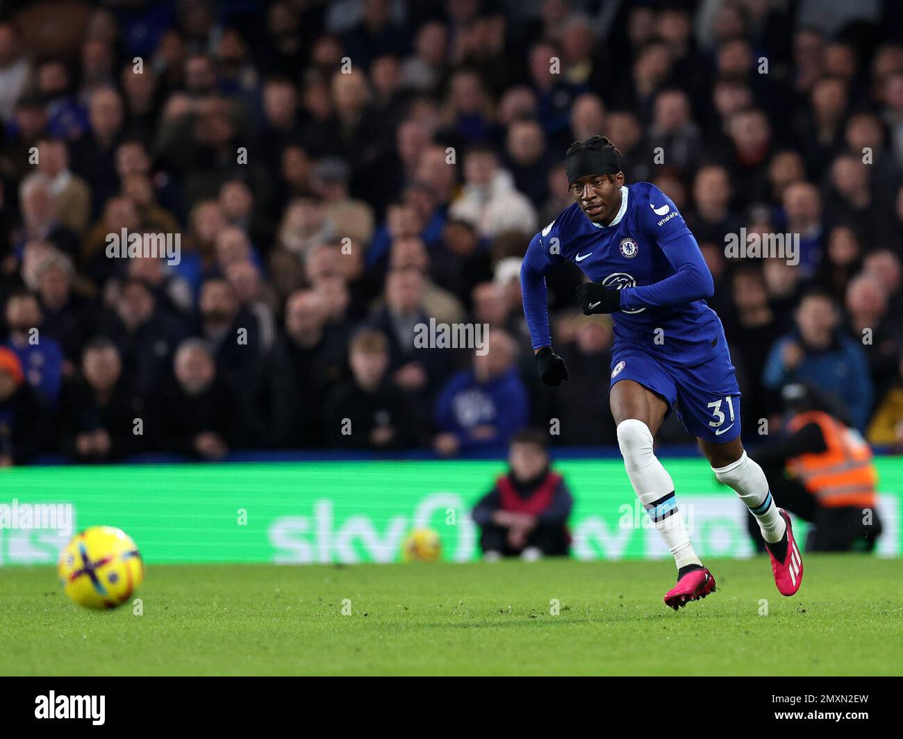 Londres, Royaume-Uni. 3rd février 2023. Noni Madueke de Chelsea pendant le match de la première Ligue au pont Stamford, Londres. Le crédit photo devrait se lire: David Klein / Sportimage crédit: Sportimage / Alay Live News Banque D'Images