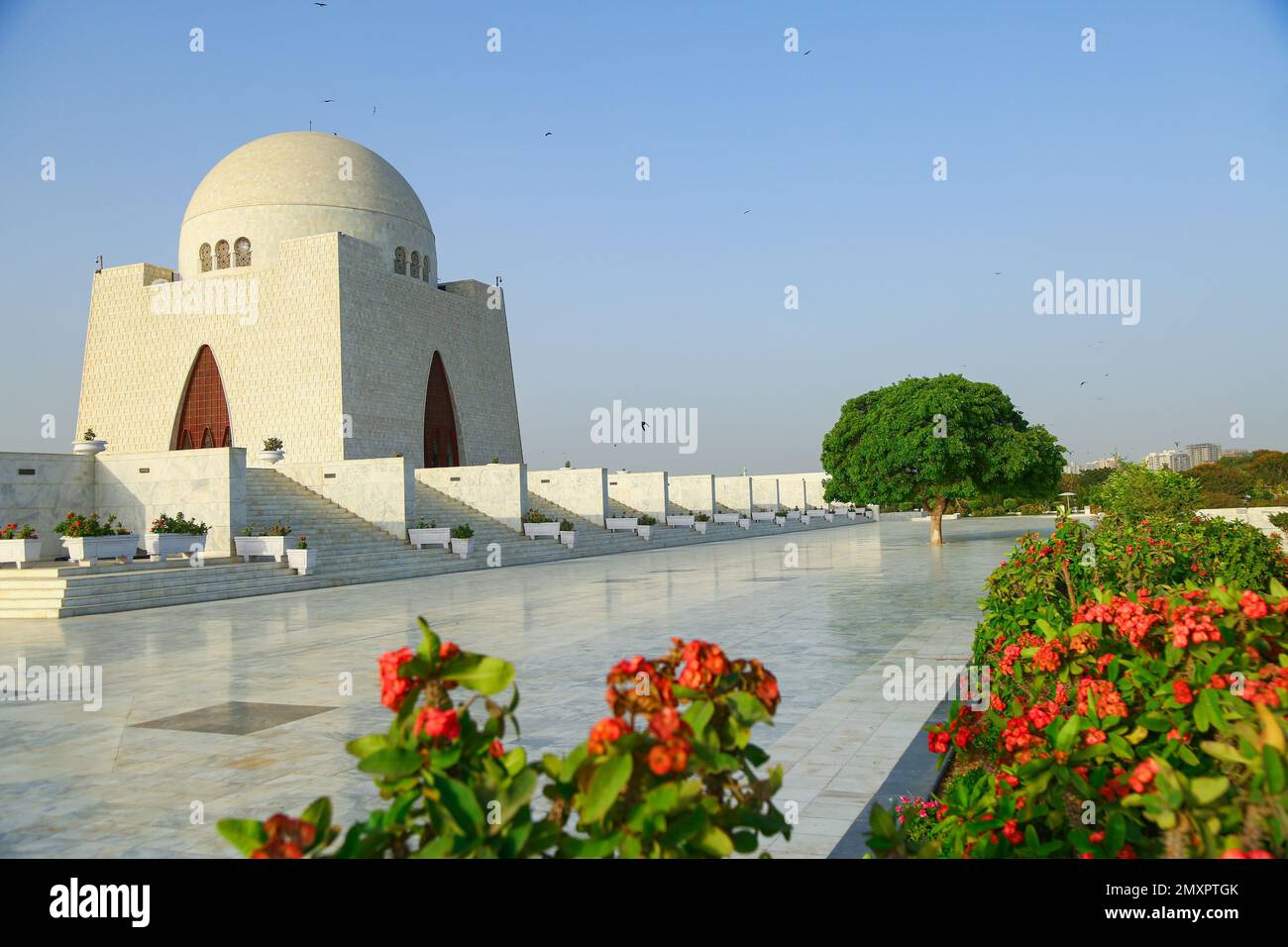 Mausolée de Muhammad Ali Jinnah (tombeau) Banque D'Images