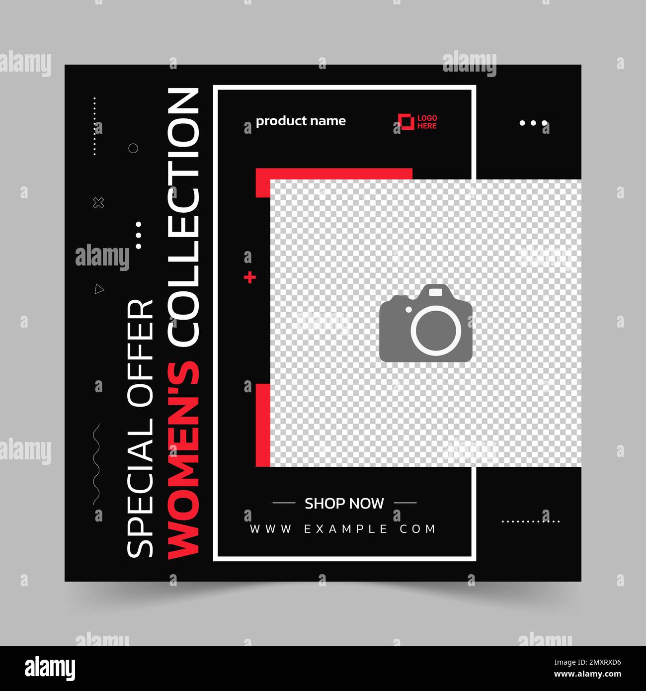 Vecteur créatif pour les ventes spéciales de médias sociaux modèle de bannière de post Illustration de Vecteur