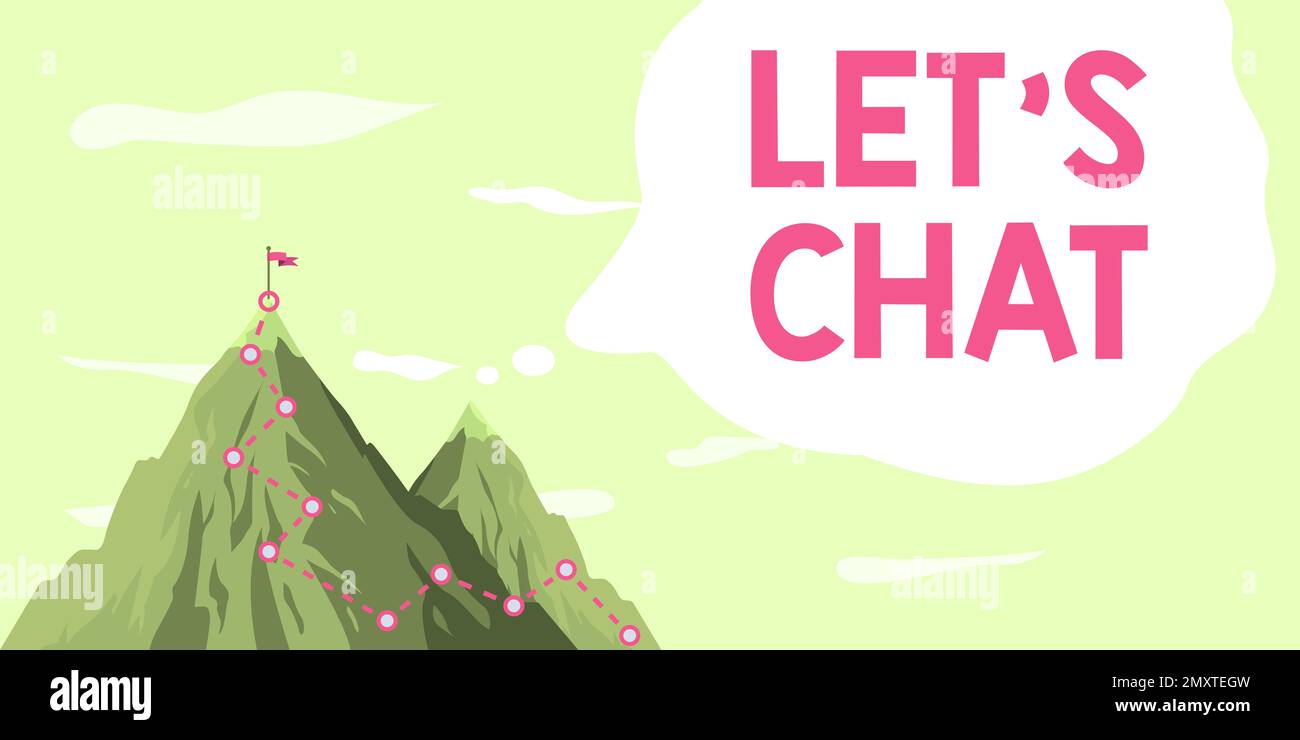 Un panneau écrit à la main POUR DISCUTER. Photo conceptuelle invitant la personne à avoir une conversation informelle avec vous Banque D'Images