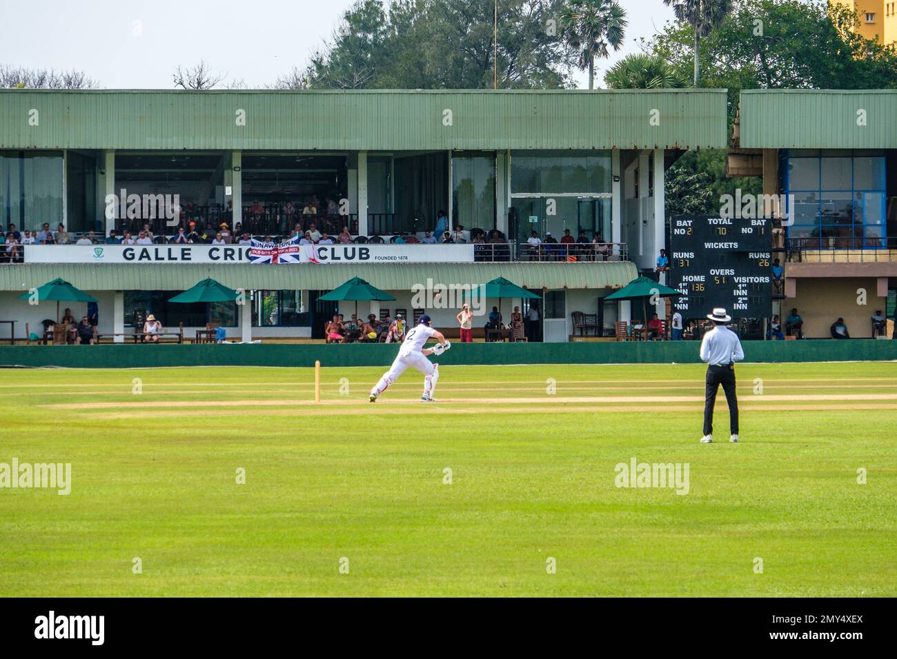 Le stade international de Galle est un stade de cricket situé à Galle, au Sri Lanka Banque D'Images