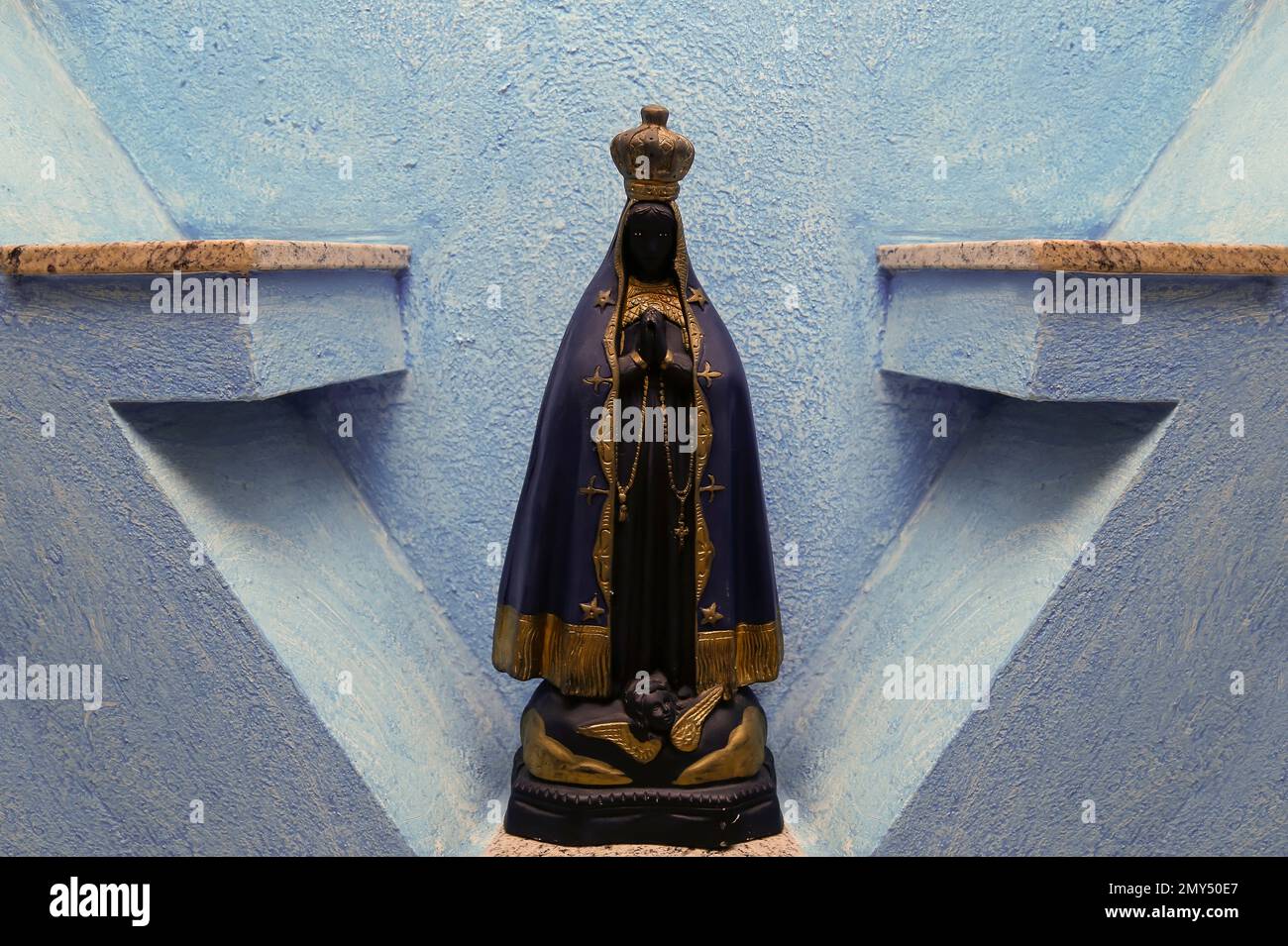 Notre Dame d'Aparecida Statue de l'image, Nossa Senhora Aparecida Banque D'Images