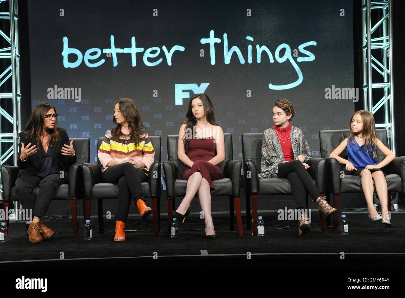 Pamela Adlon, co-creator, executive producer/writer/director, from left