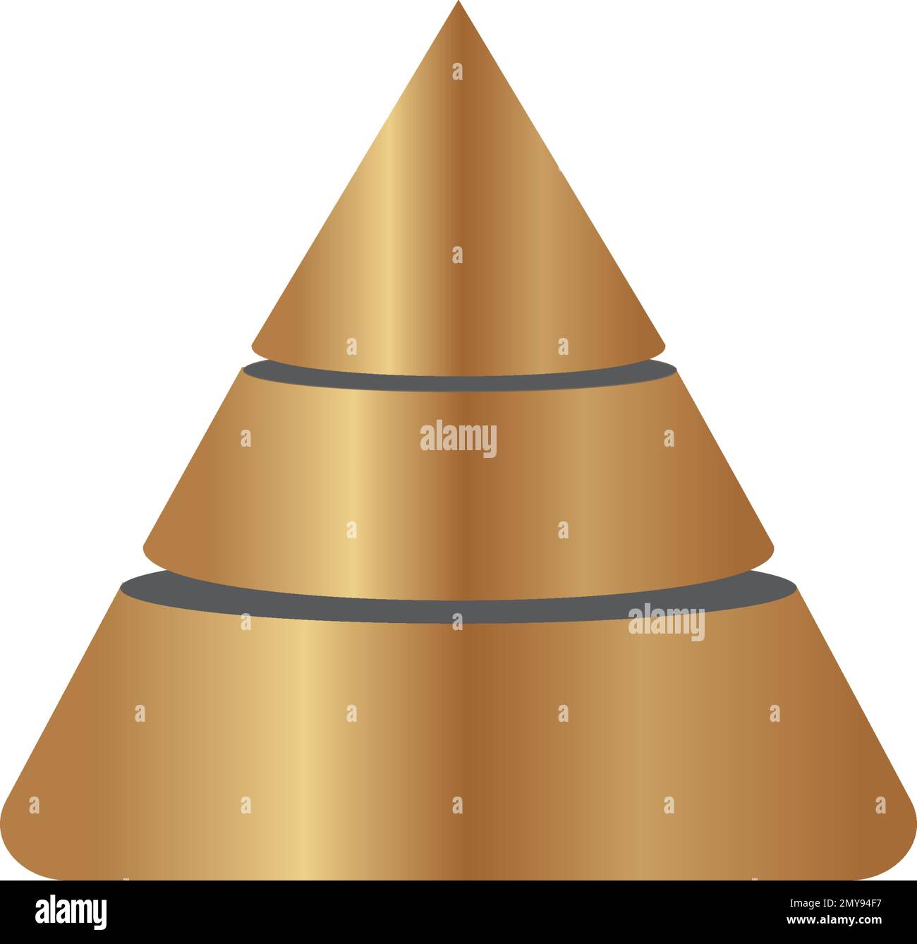 Modèle de logo Pyramid : ilustation vectorielle Illustration de Vecteur