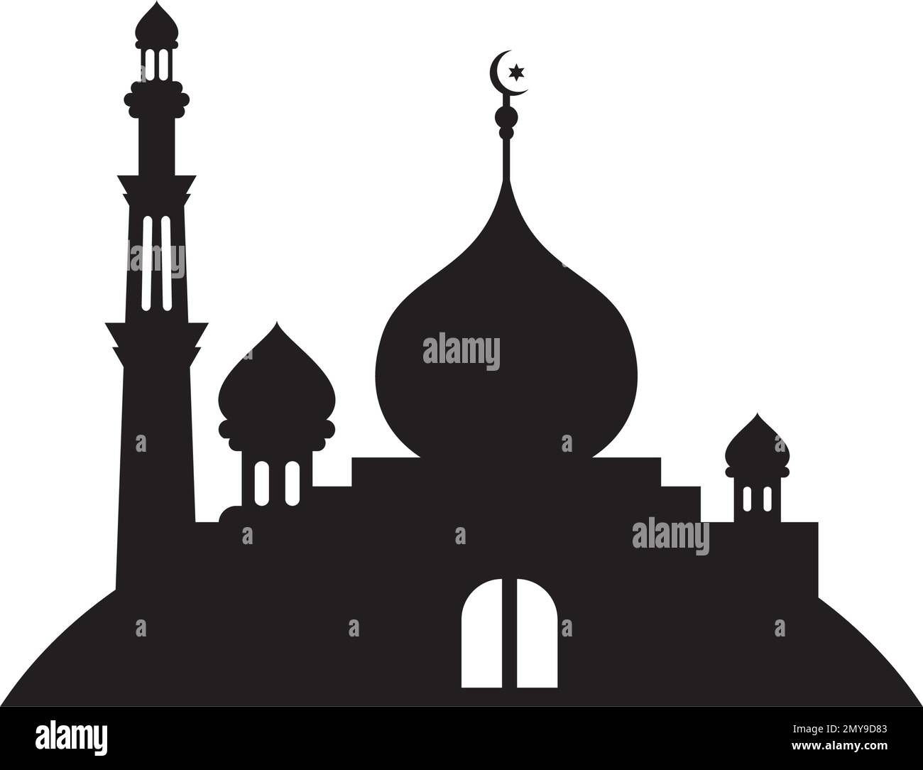 Logo Mosquée vecteur modèle de conception d'illustration Illustration de Vecteur