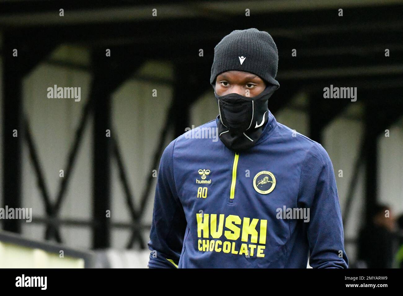 Swansea, pays de Galles. 4 février 2023. Adedapo Olugbodi de Millwall pendant le match de la Ligue de développement professionnel entre Swansea City moins de 18 ans et Millwall moins de 18 ans à la Swansea City Academy à Swansea, pays de Galles, Royaume-Uni, le 4 février 2023. Crédit : Duncan Thomas/Majestic Media. Banque D'Images