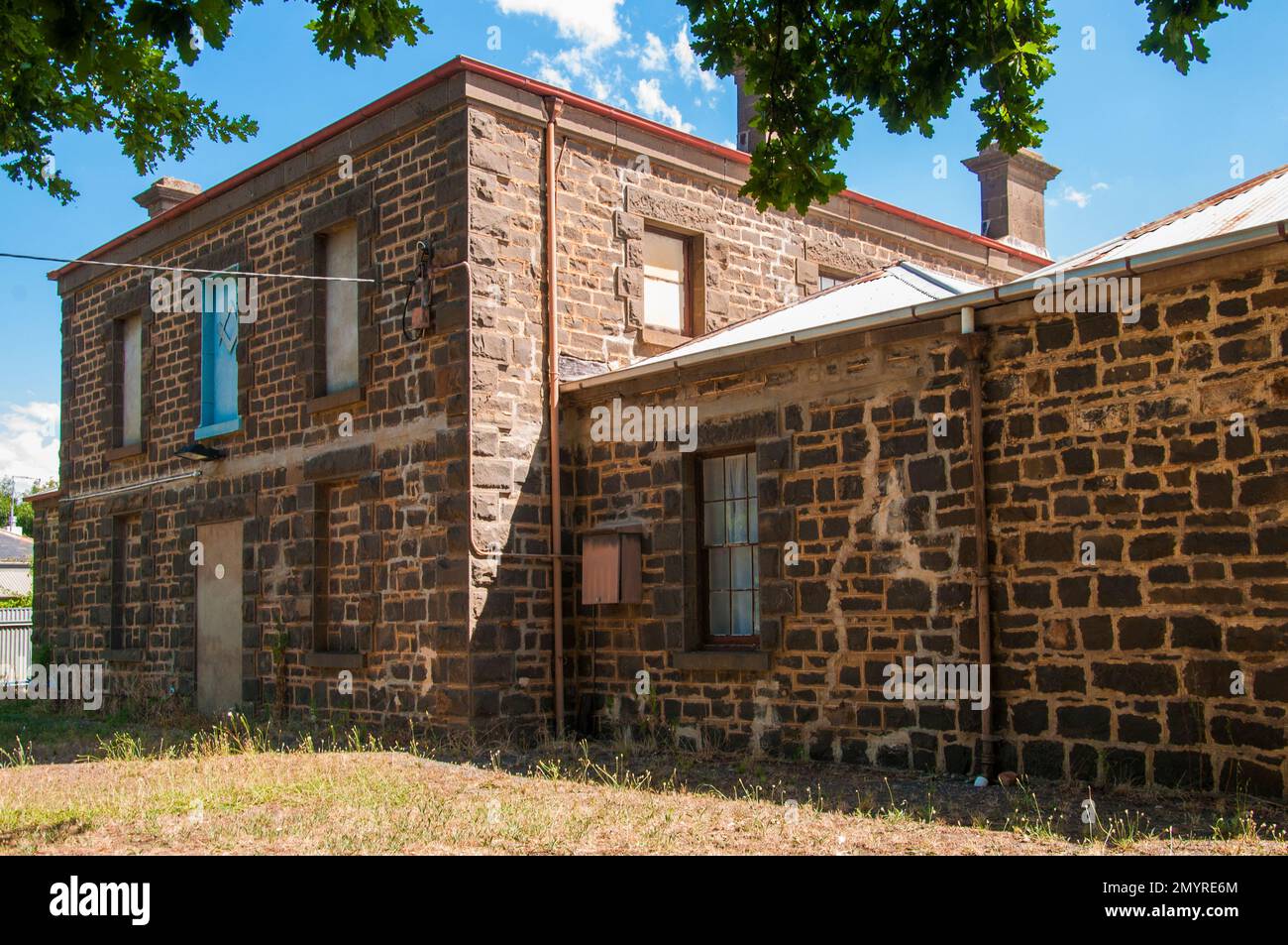 Gold Rush-Era Masonic Institute à Carisbrook dans le Central Goldfields de Victoria, Australie Banque D'Images
