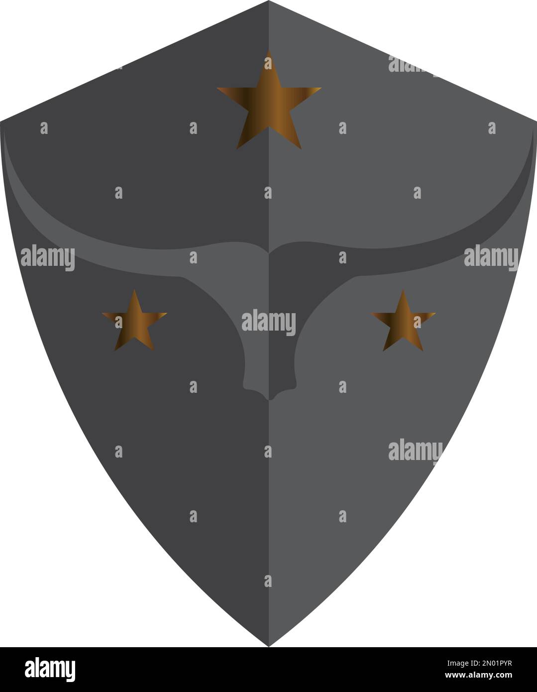 Arrière-plan de l'illustration du design de l'icône Taurus Illustration de Vecteur