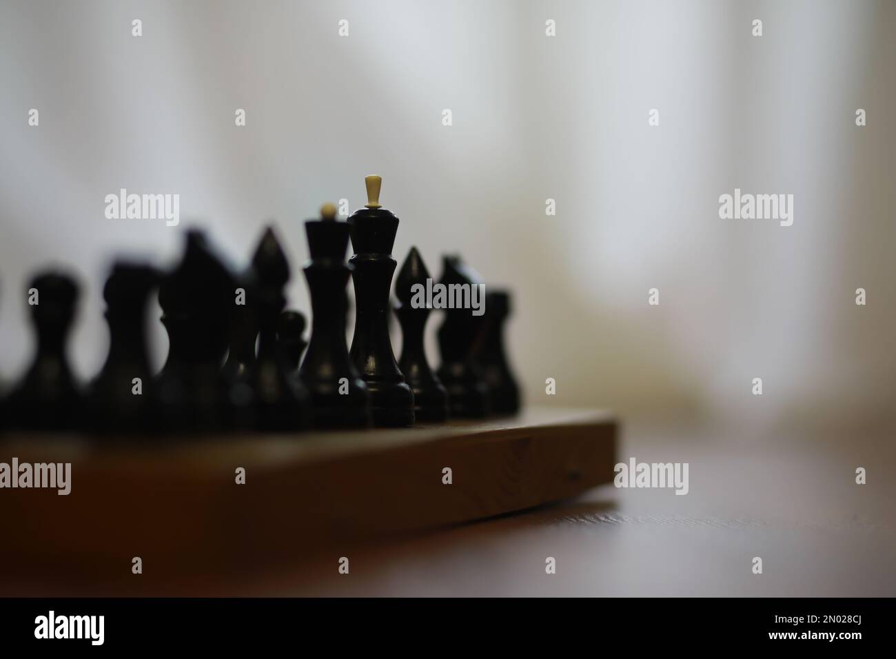 jeu de plateau d'échecs pour les idées et la stratégie de compétition, le concept de planification et de décision Banque D'Images