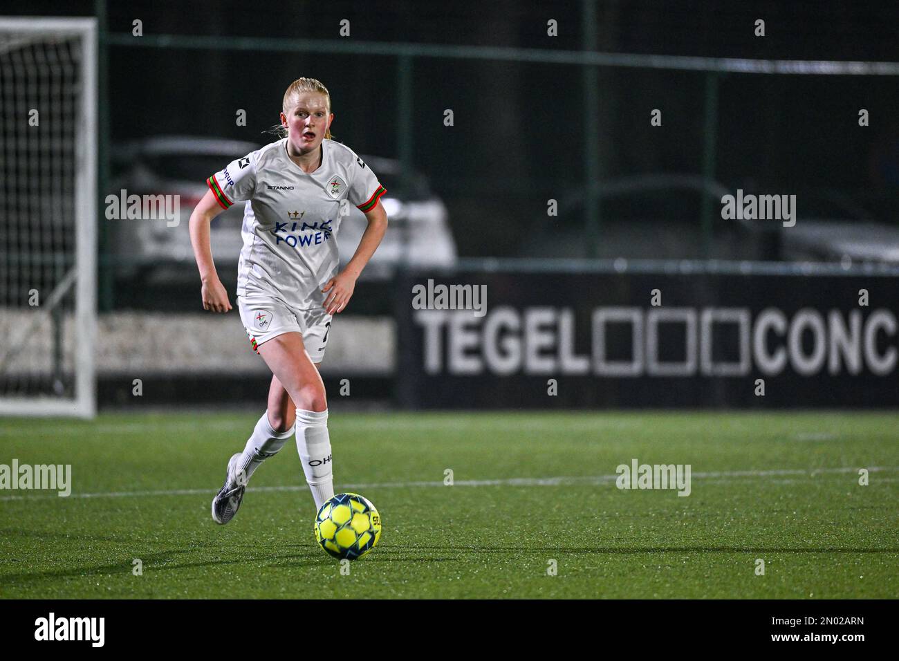 Linde Veefkind (25) de OHL photographié lors d'un match de football