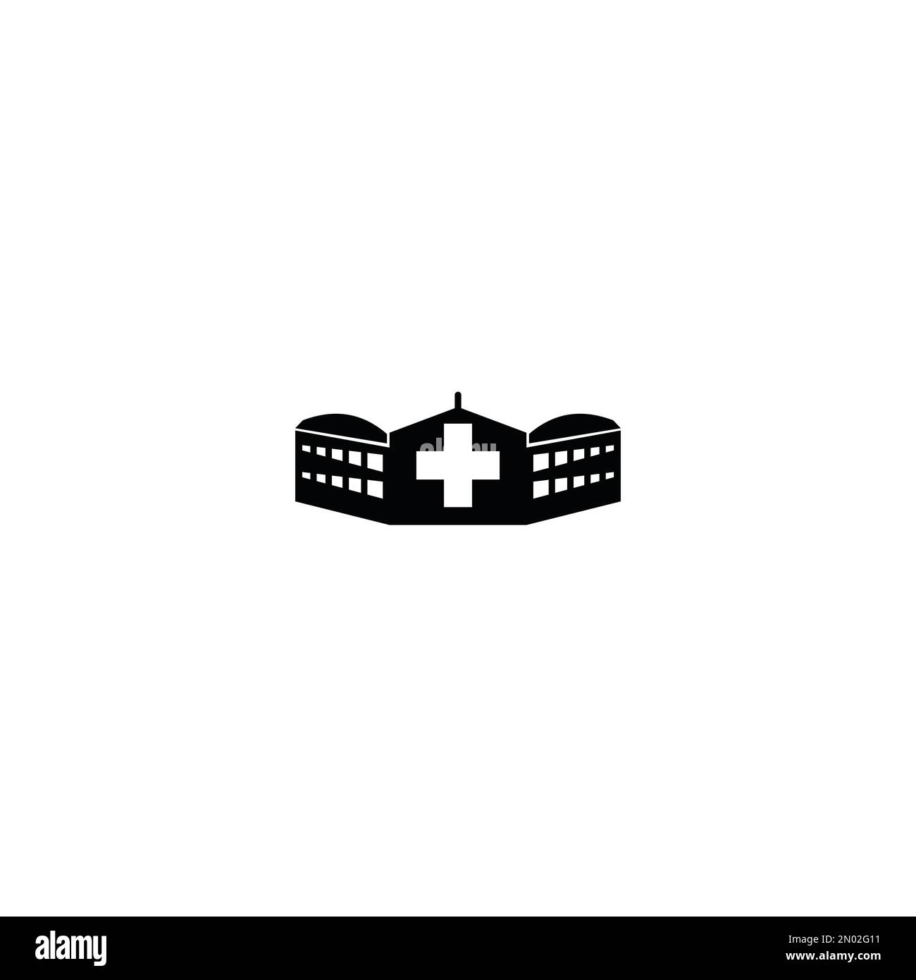 illustration vectorielle du logo de l'hôpital médical Illustration de Vecteur