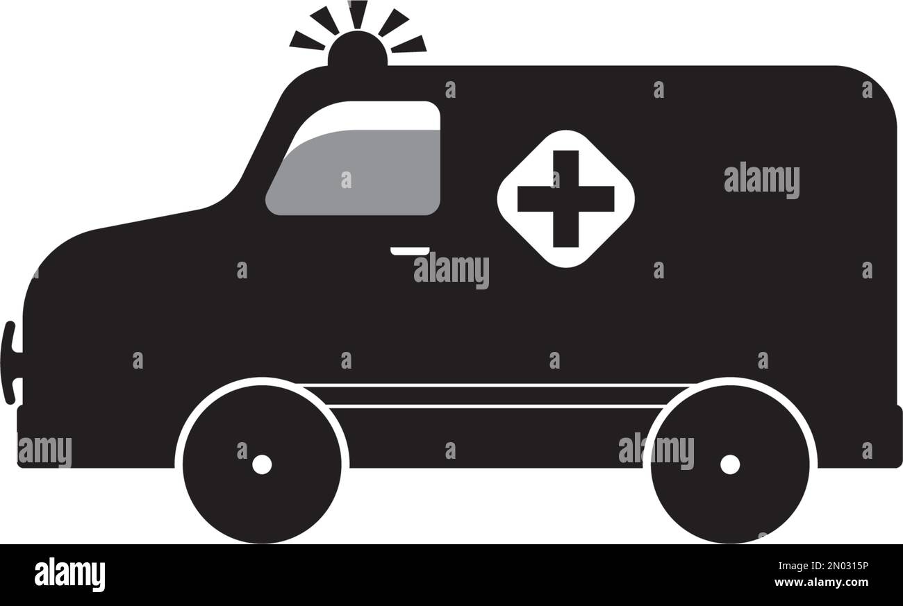 Motif d'illustration vecteur icône ambulance Illustration de Vecteur