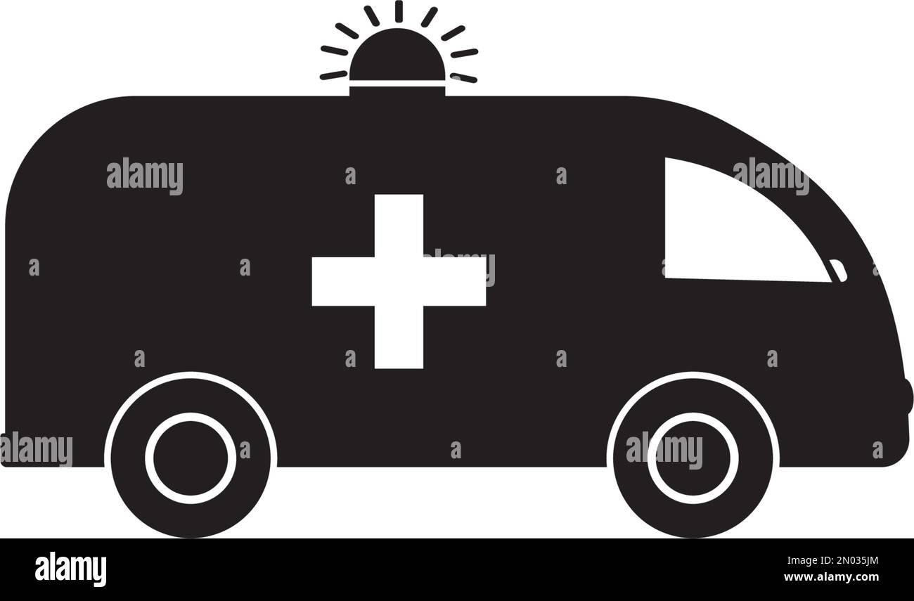 Motif d'illustration vecteur icône ambulance Illustration de Vecteur