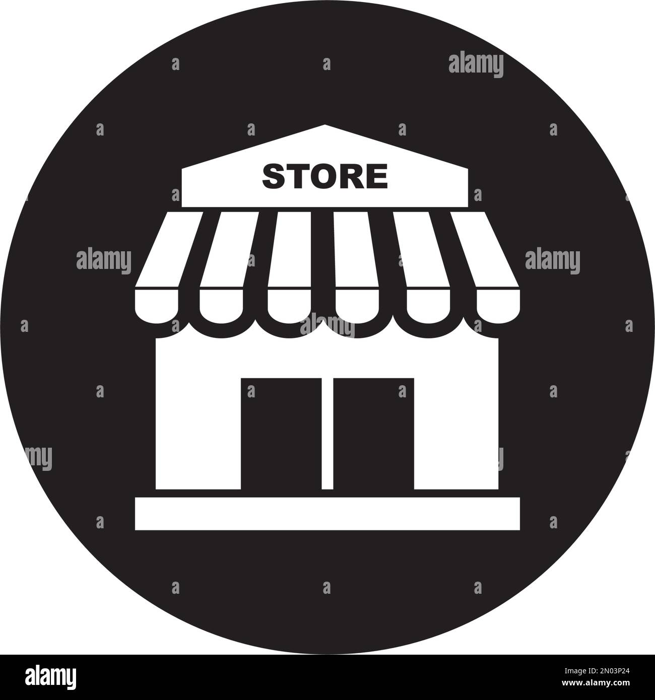 modèle de symbole d'illustration vectorielle d'icône de centre commercial Illustration de Vecteur