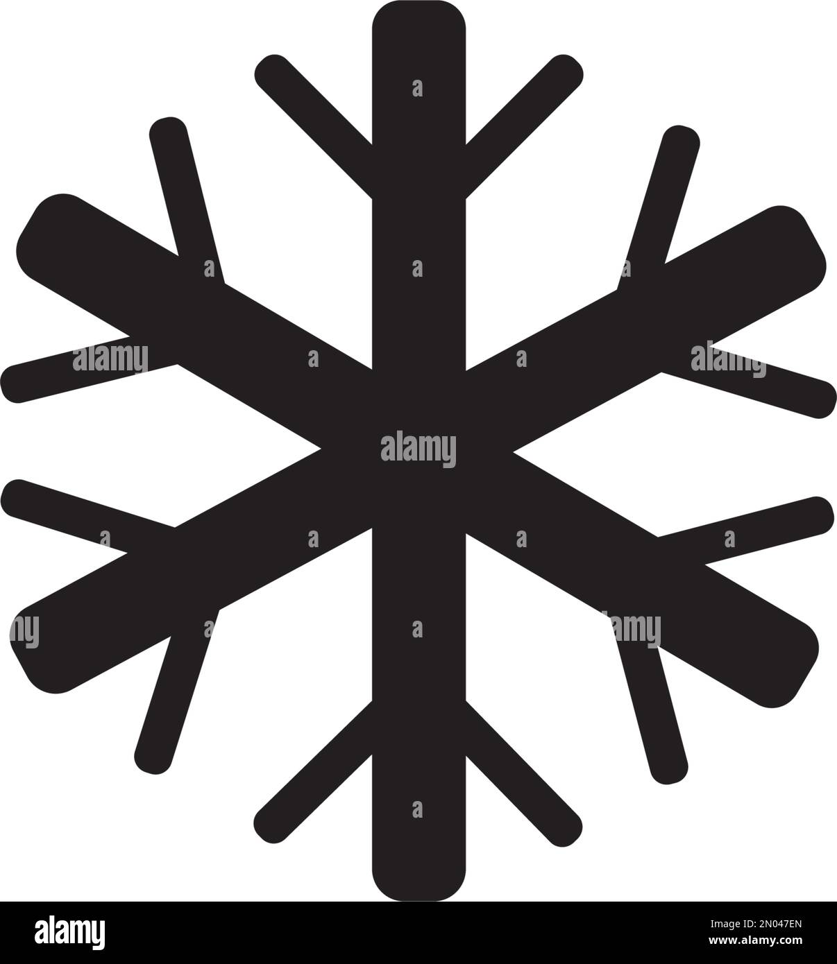 Illustration du logo de la climatisation symbole de vecteur isolé Illustration de Vecteur