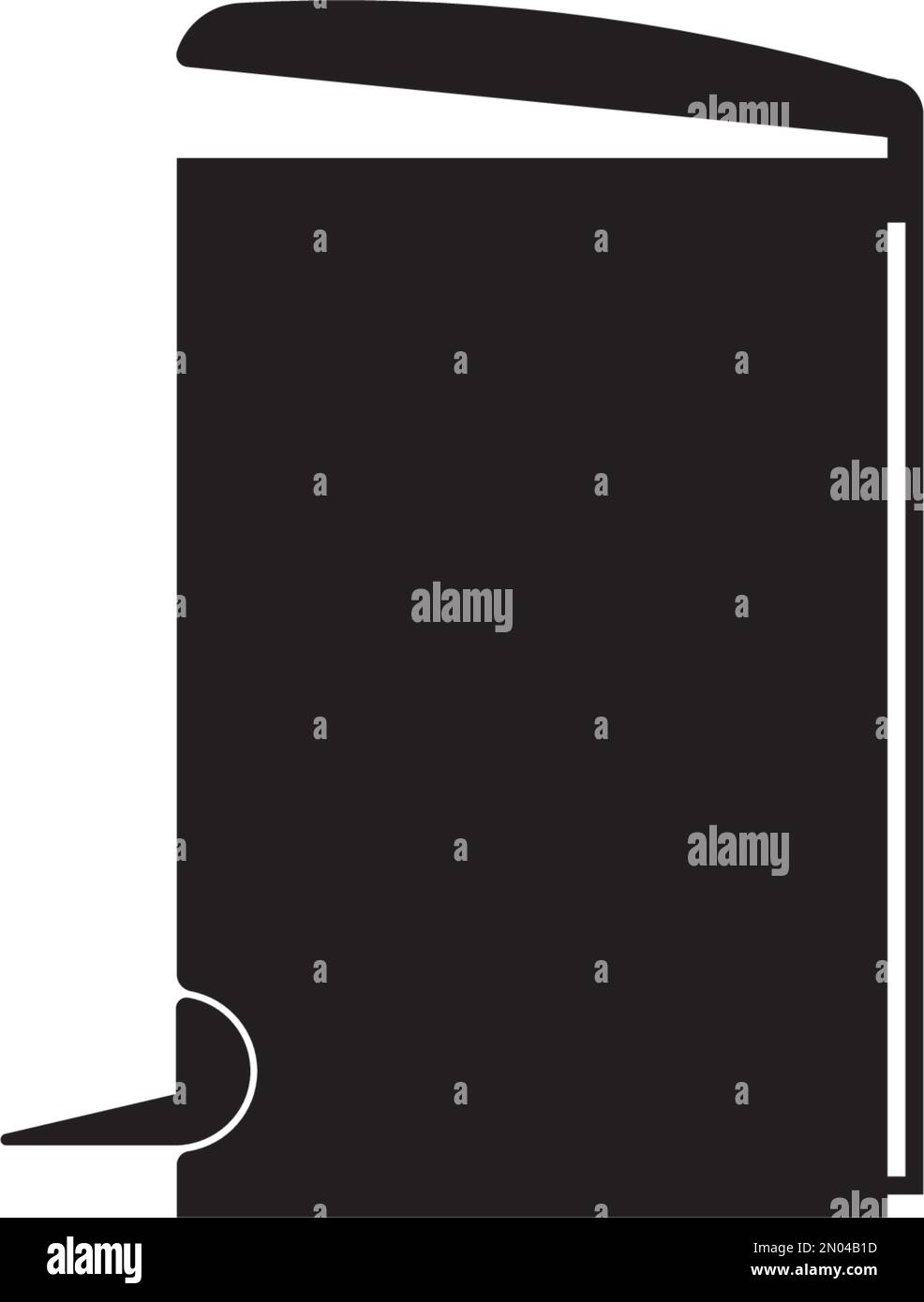 Icône de corbeille illustration de la conception vectorielle arrière-plan Illustration de Vecteur