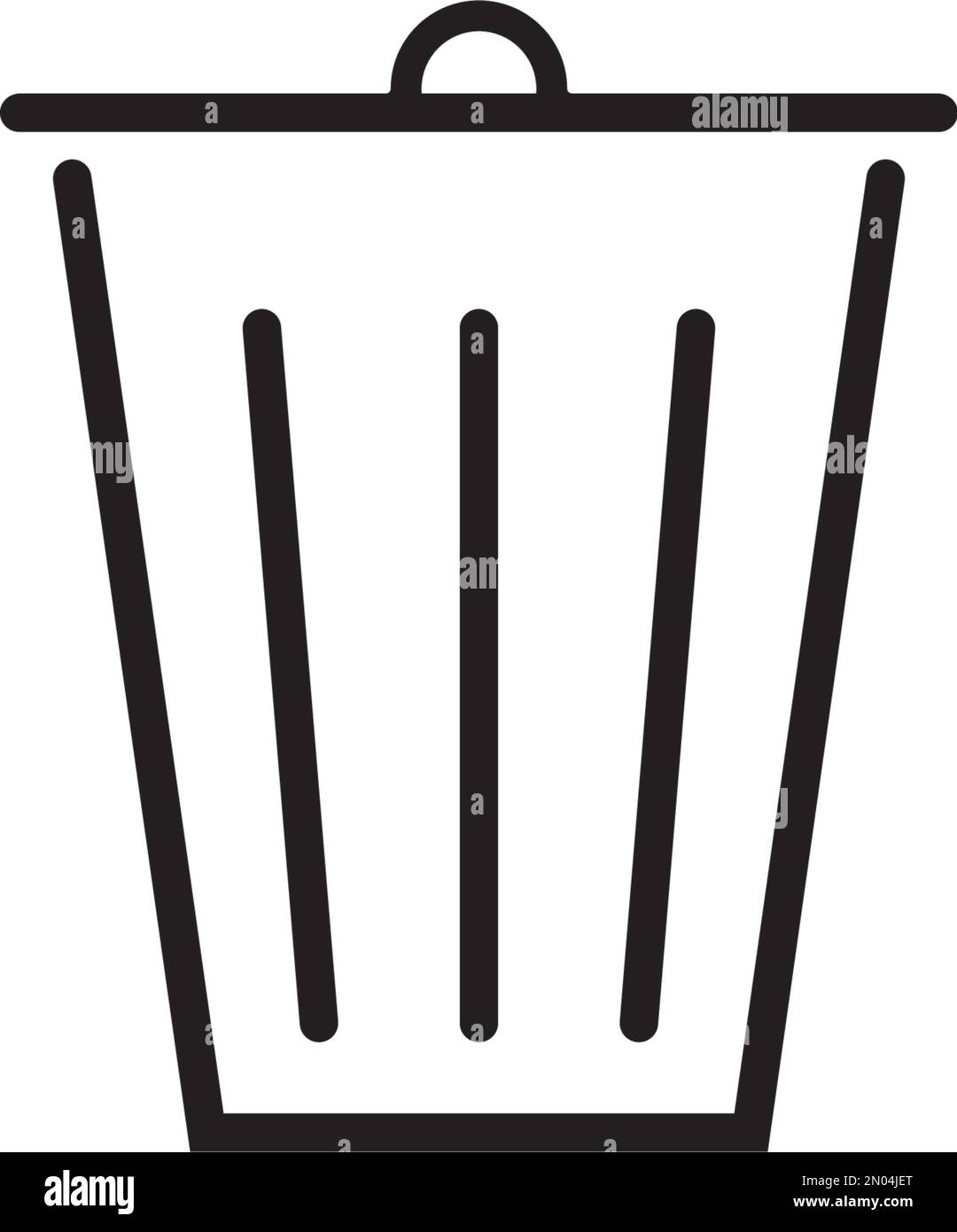 Icône de corbeille illustration de la conception vectorielle arrière-plan Illustration de Vecteur