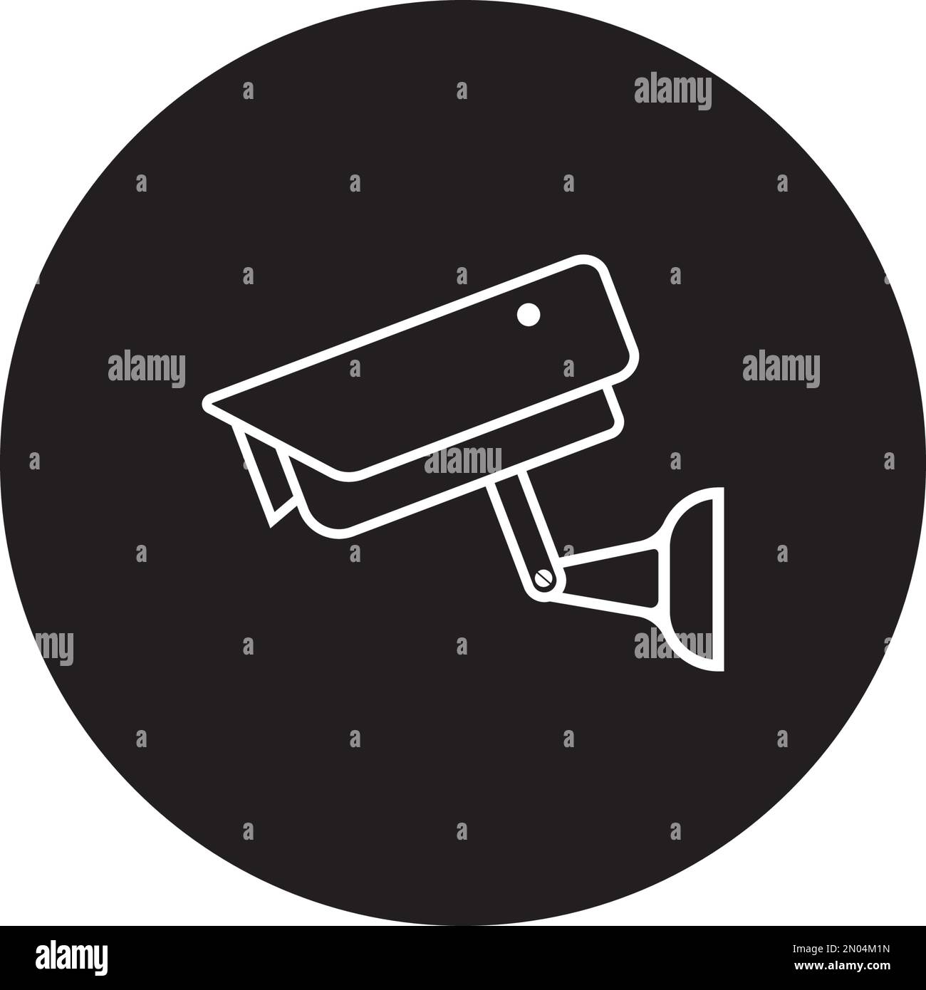 Modèle de conception d'illustration vectorielle d'icône CCTV Illustration de Vecteur