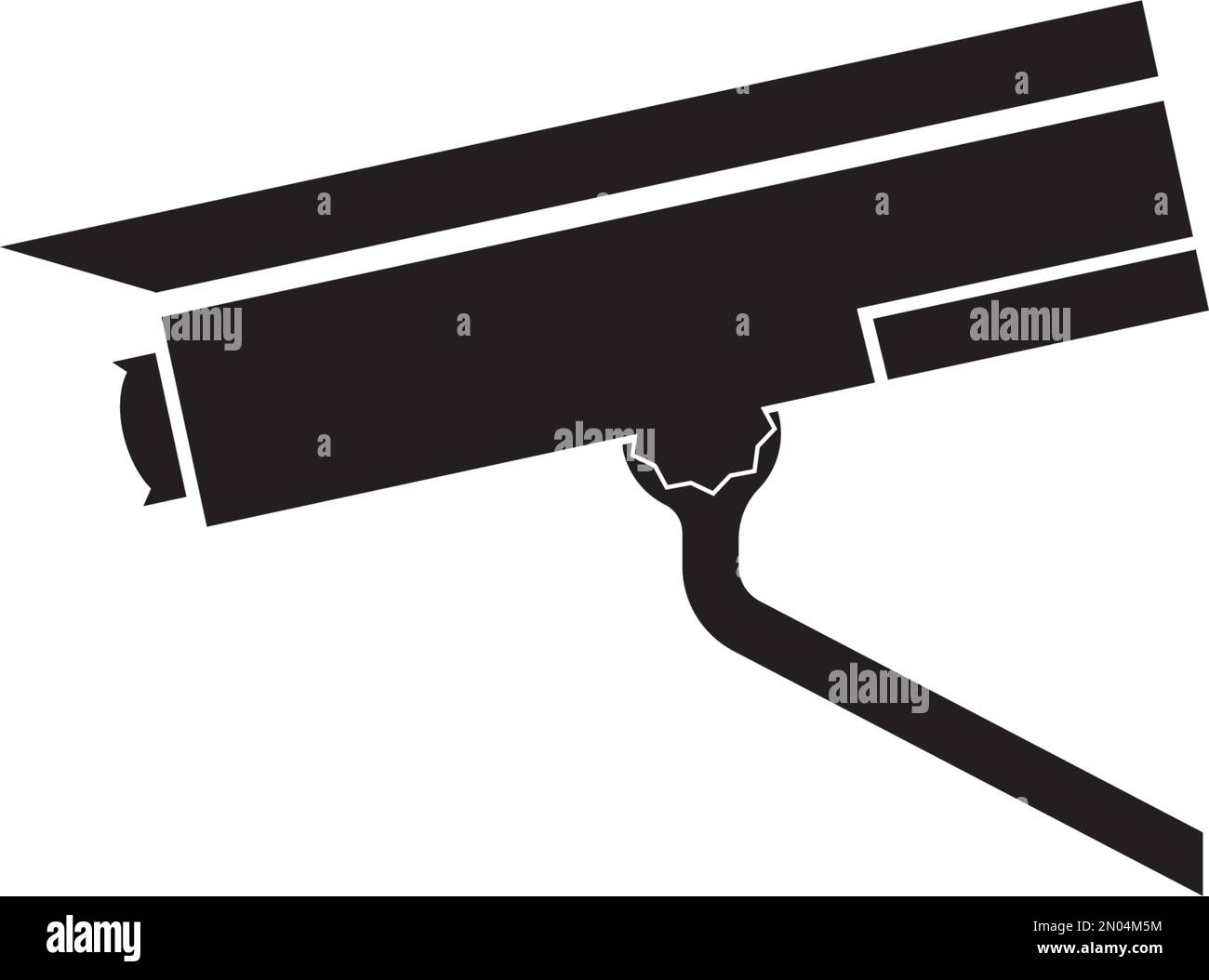 Modèle de conception d'illustration vectorielle d'icône CCTV Illustration de Vecteur