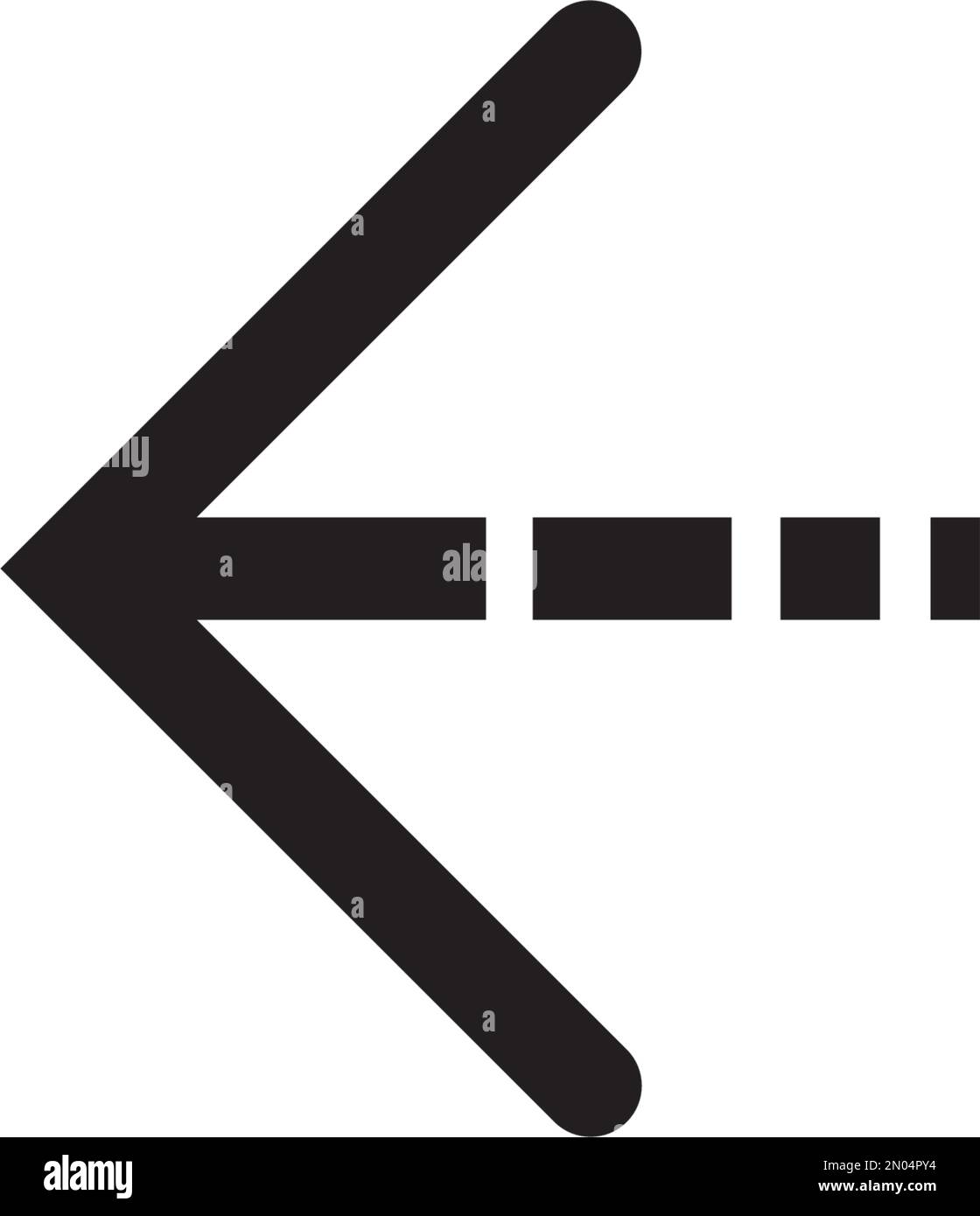 Icône Annuler. Retour ou retour de l'illustration en tant que simple signe vectoriel et symbole tendance pour le design, les sites Web Illustration de Vecteur