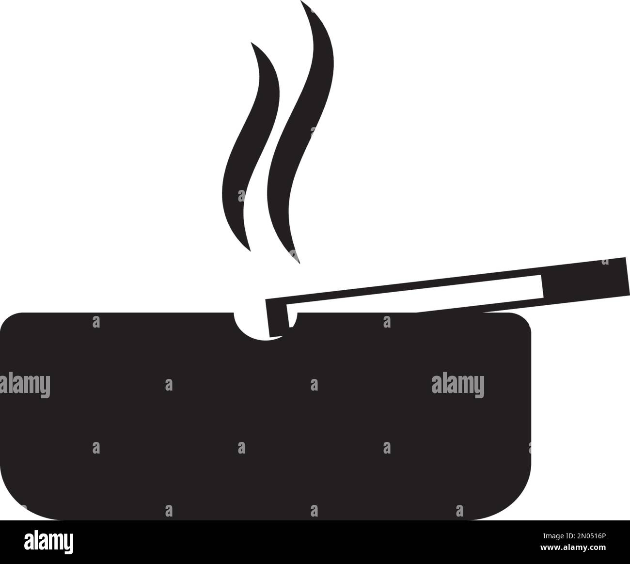 Symbole d'icône de cigarette, illustration vectorielle Illustration de Vecteur