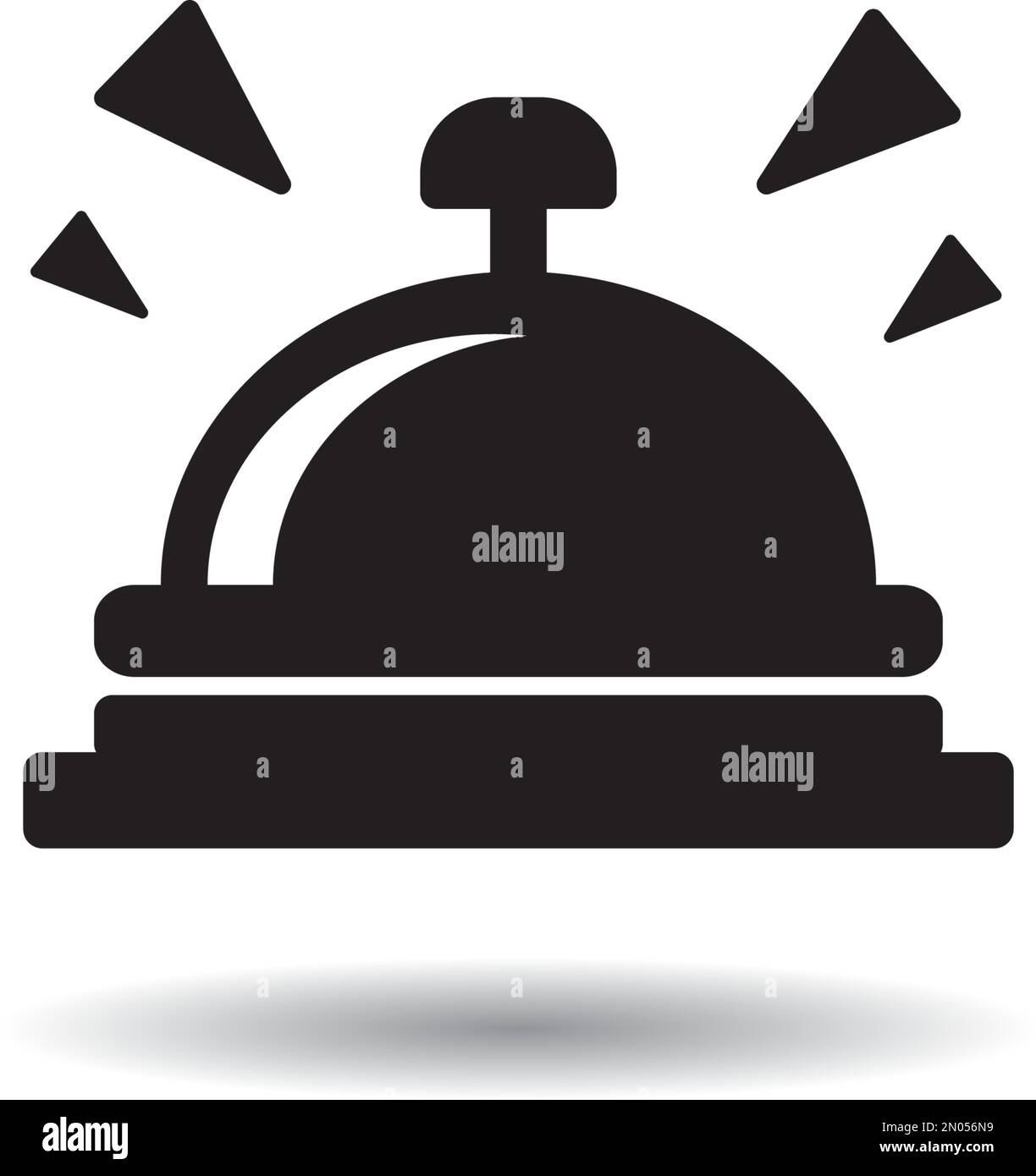 modèle d'illustration de la conception vectorielle du logo bell Illustration de Vecteur