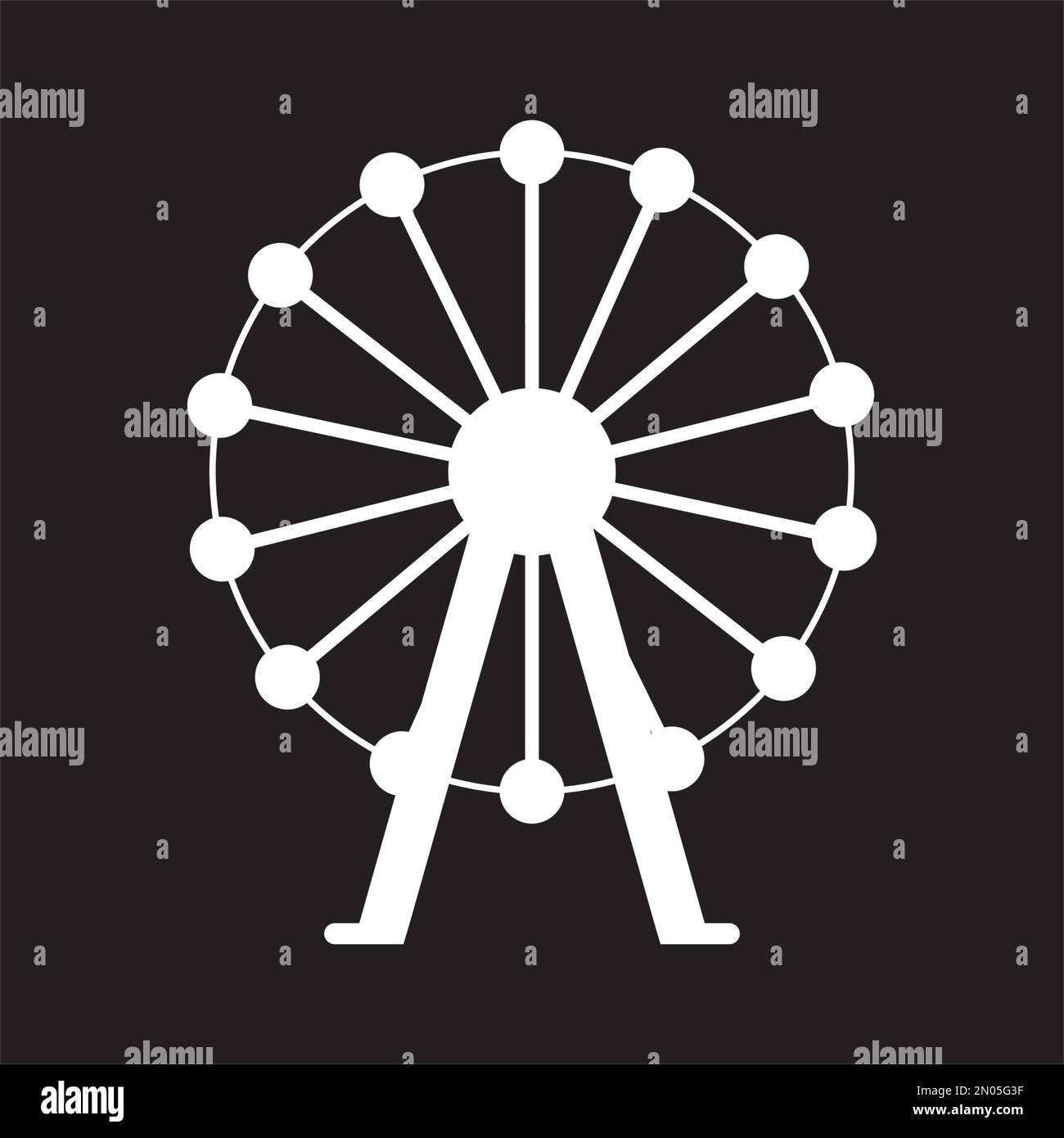 Icône de carrousel fond d'illustration de la conception vectorielle Illustration de Vecteur