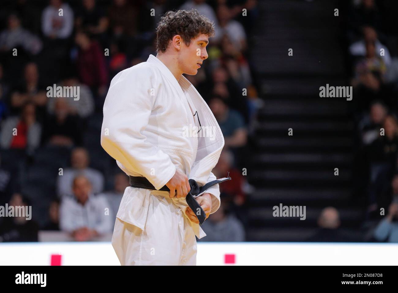 Falk Petersilka (GER) lors du Grand Chelem 2023 (IJF) de l'International Judo Paris sur 5 février 2023 à l'Arena Accor à Paris, France - photo Stephane Allaman / DPPI Banque D'Images