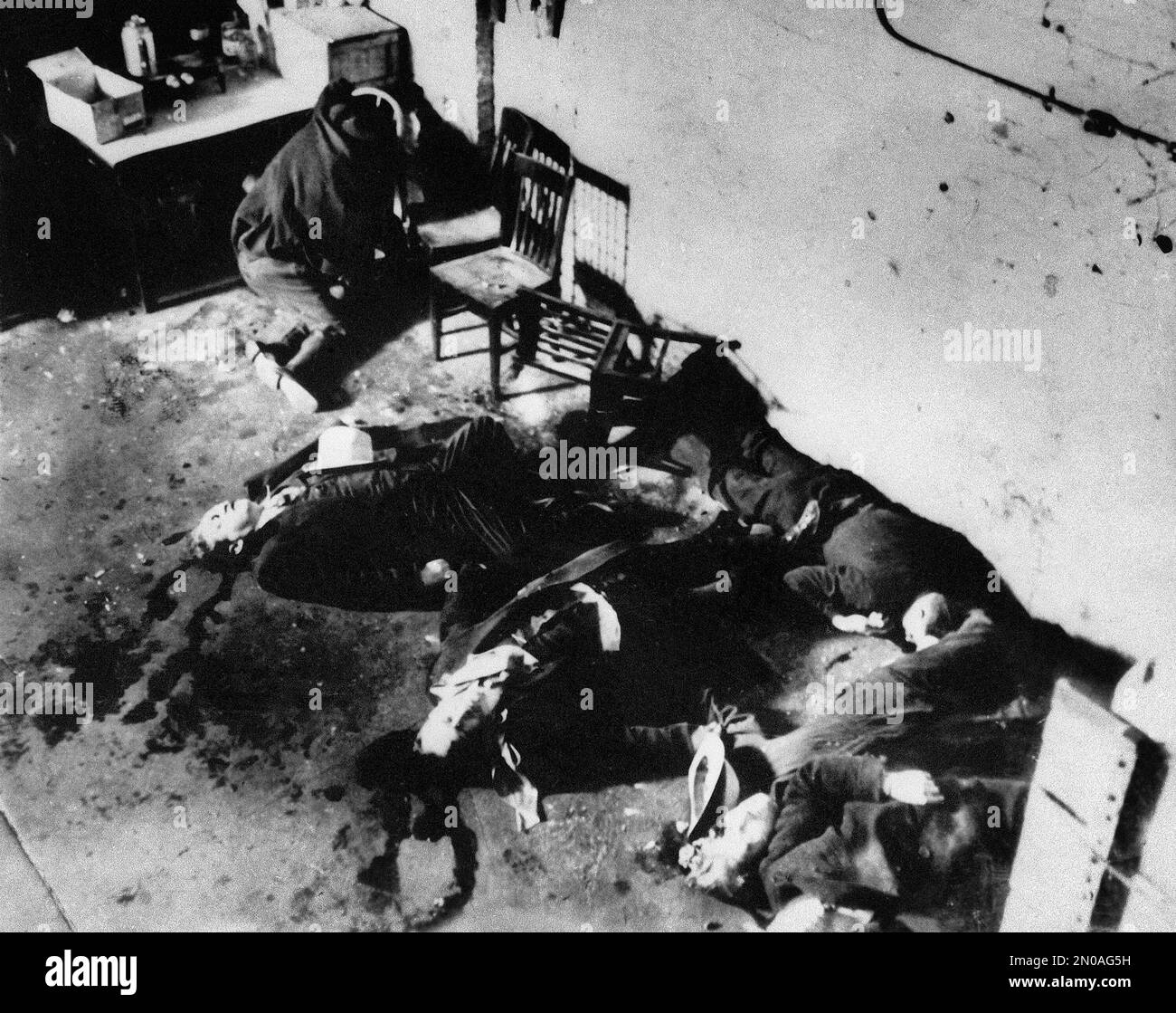 EDS NOTE GRAPHIC CONTENT FILE This Feb. 14, 1929 photo shows the