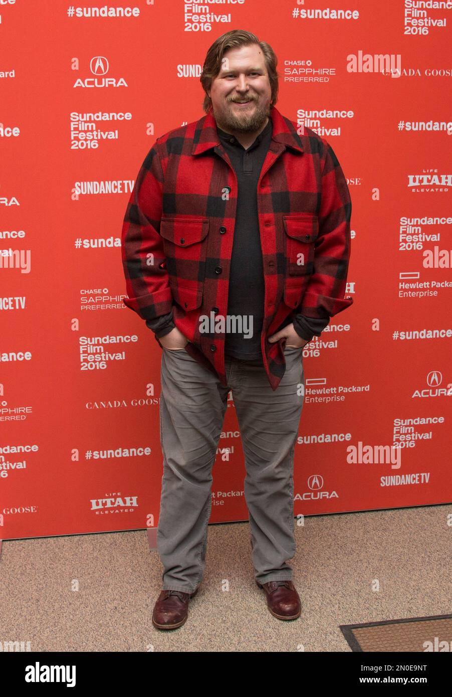 Actor Michael Chernus poses at the premiere of "Complete Unknown" during the 2016 Sundance Film Festival on Monday, Jan. 25, 2016, in Park City, Utah. (Photo by Arthur Mola/Invision/AP) Banque D'Images