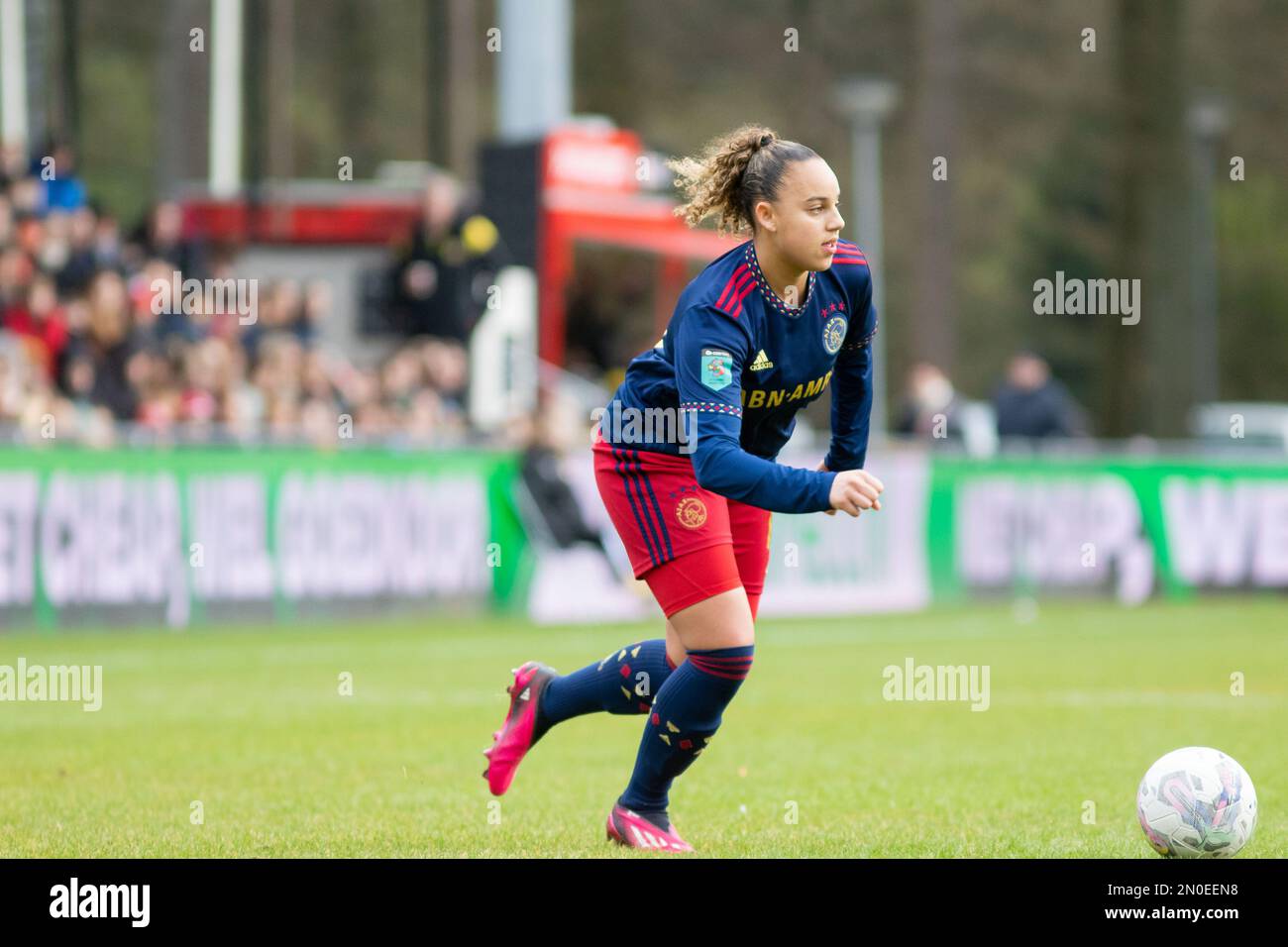 Eindhoven, pays-Bas. 05th févr. 2023. Eindhoven, pays-Bas, 5 février 2023: Subvention de Chasity en action pendant le match Azerion Eredivisiie Vrouwen entre PSV et Ajax à de Herdgang à Eindhoven, pays-Bas. (Leitting Gao/SPP) crédit: SPP Sport presse photo. /Alamy Live News Banque D'Images