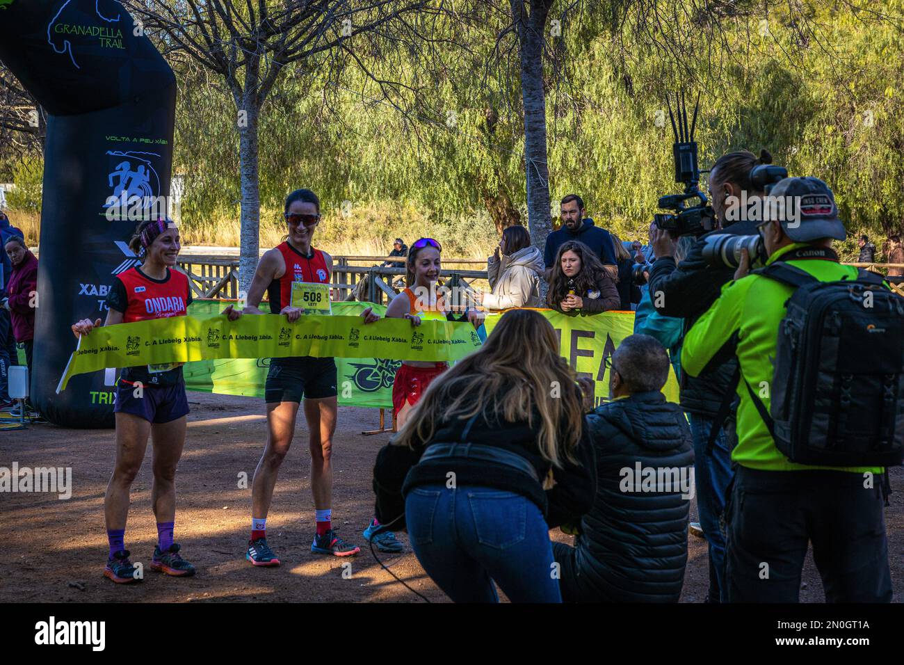 Granadella Trail 2023, Espagne Banque D'Images