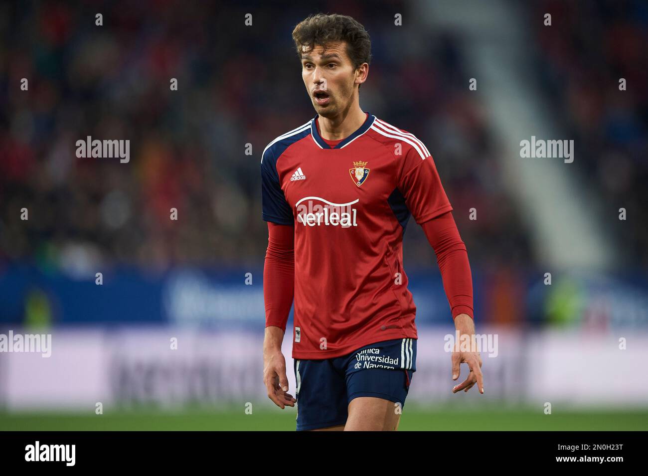 Lucas Torro de CA Osasuna pendant le match de la Liga entre CA Osasuna et Atletico de Madrid a joué au stade El Sadar sur 29 janvier 2023 à Pampelune, Espagne. (Photo de Cesar Ortiz / PRESSIN) Banque D'Images