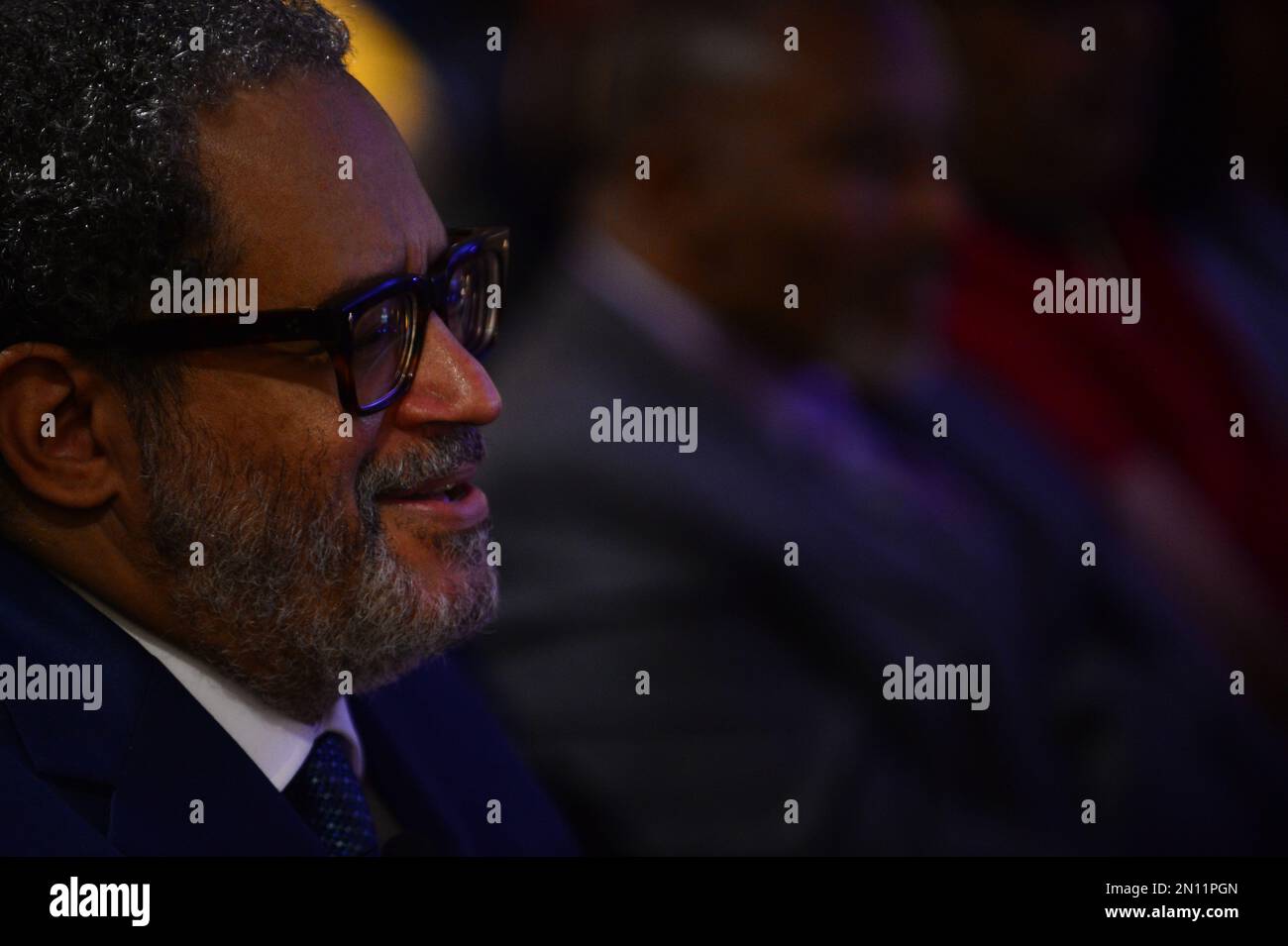 Michael Eric Dyson au mois de l'histoire des Noirs échange avec Luther Campbell organisé par le maire de la ville de Miramar, Wayne Messam, au Centre culturel Miramar, en Floride. 04 Fév 2023 crédit : mpi10/MediaPunch Banque D'Images