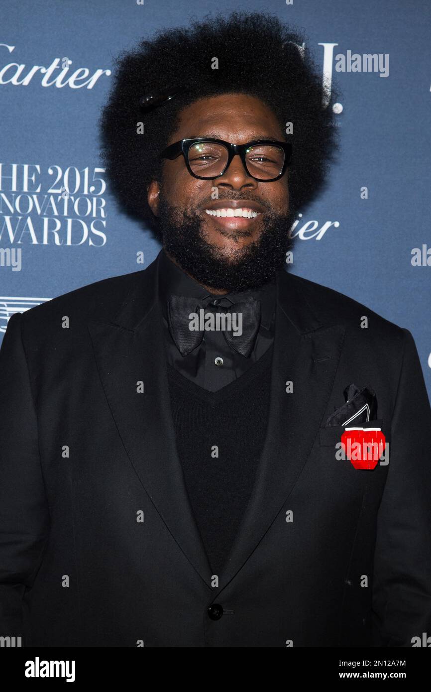 Questlove attends the WSJ Magazine Innovator Awards 2015 at The Museum of Modern Art on Wednesday, Nov. 4, 2015, in New York. (Photo by Charles Sykes/Invision/AP) Banque D'Images