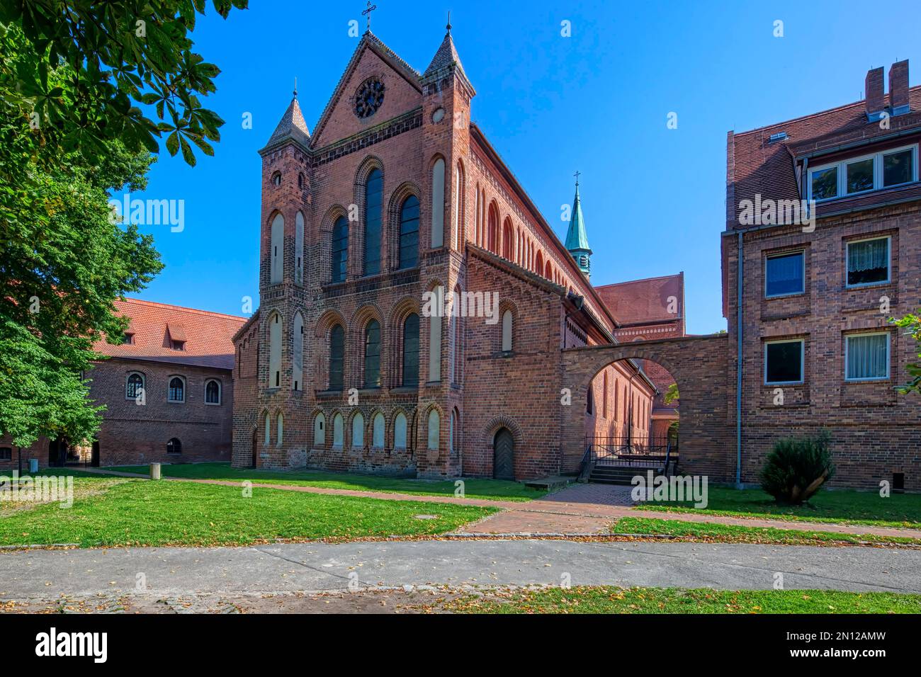 Ancien monastère cistercien Lehnin, église gothique St Mary, Brandebourg, Allemagne, Europe Banque D'Images