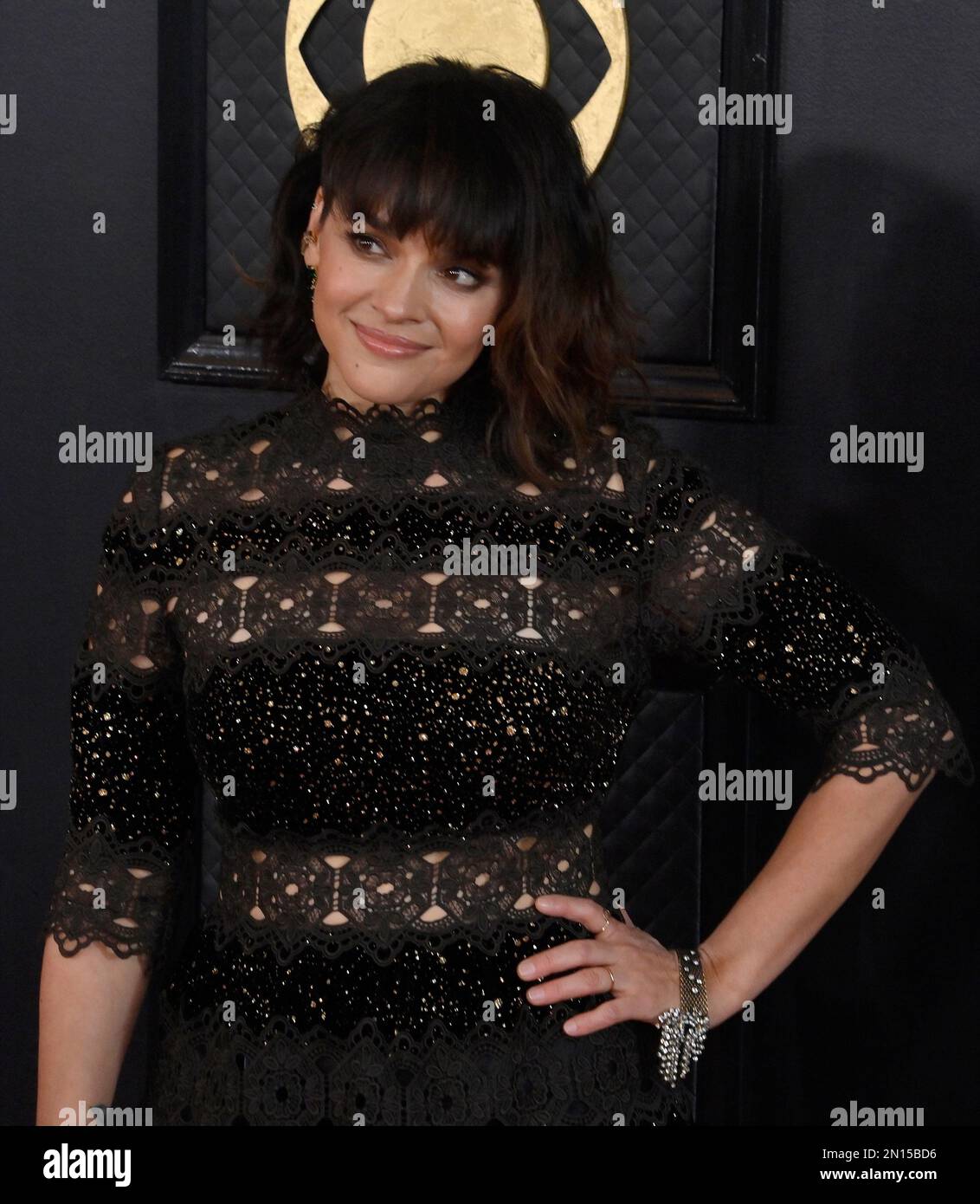 Los Angeles, États-Unis. 05th févr. 2023. Norah Jones participe aux Grammy Awards 65th annuels à l'Arena Crypto.com de Los Angeles, dimanche, à 5 février 2023. Photo de Jim Ruymen/UPI crédit: UPI/Alay Live News Banque D'Images