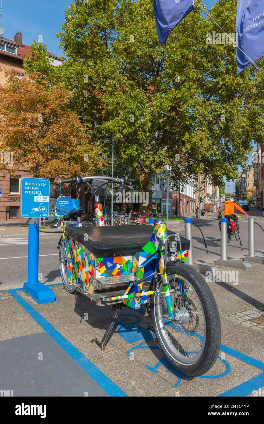 Regiorad, pedelecs, Rad Mobilität am Marienplatz Stuttgart Banque D'Images