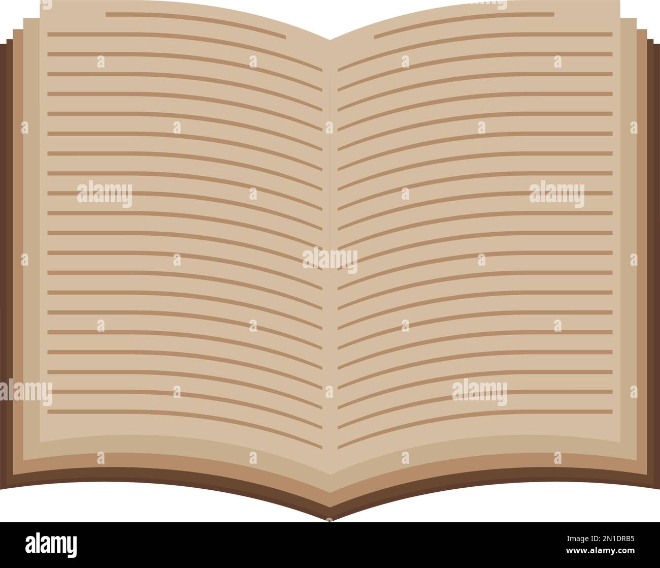 illustration d'un livre ouvert. Peut être utilisé comme logo pour la librairie ou le magasin, la bibliothèque, l'éducation ou le concept d'apprentissage, etc Illustration de Vecteur