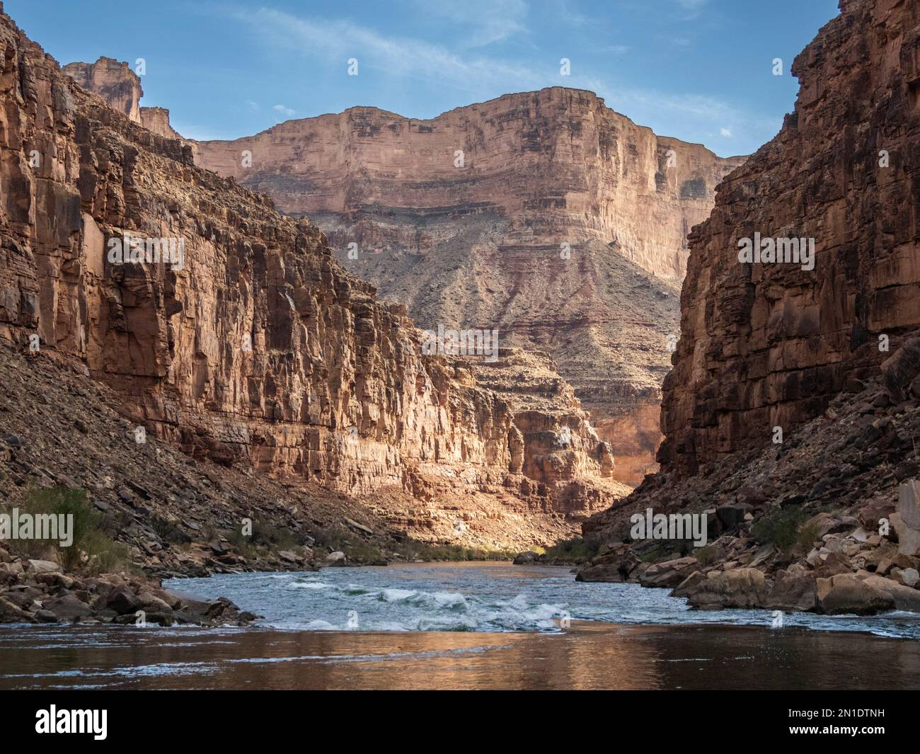 Vue sur le Grand Canyon supérieur, le parc national du Grand Canyon, site classé au patrimoine mondial de l'UNESCO, Arizona, États-Unis d'Amérique, Amérique du Nord Banque D'Images