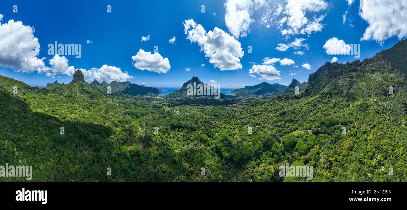 Moorea (Mo'orea), Iles de la Société, Polynésie française, Pacifique Sud, Pacifique Banque D'Images