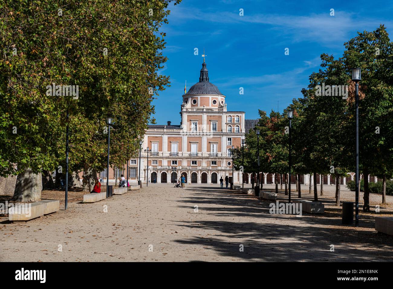 Palais royal d'Aranjuez, site classé au patrimoine mondial de l'UNESCO, province de Madrid, Espagne, Europe Banque D'Images