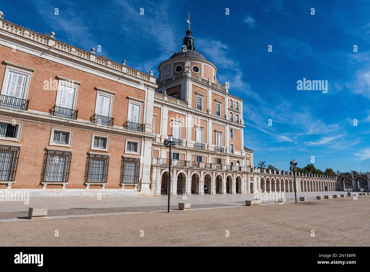 Palais royal d'Aranjuez, site classé au patrimoine mondial de l'UNESCO, province de Madrid, Espagne, Europe Banque D'Images