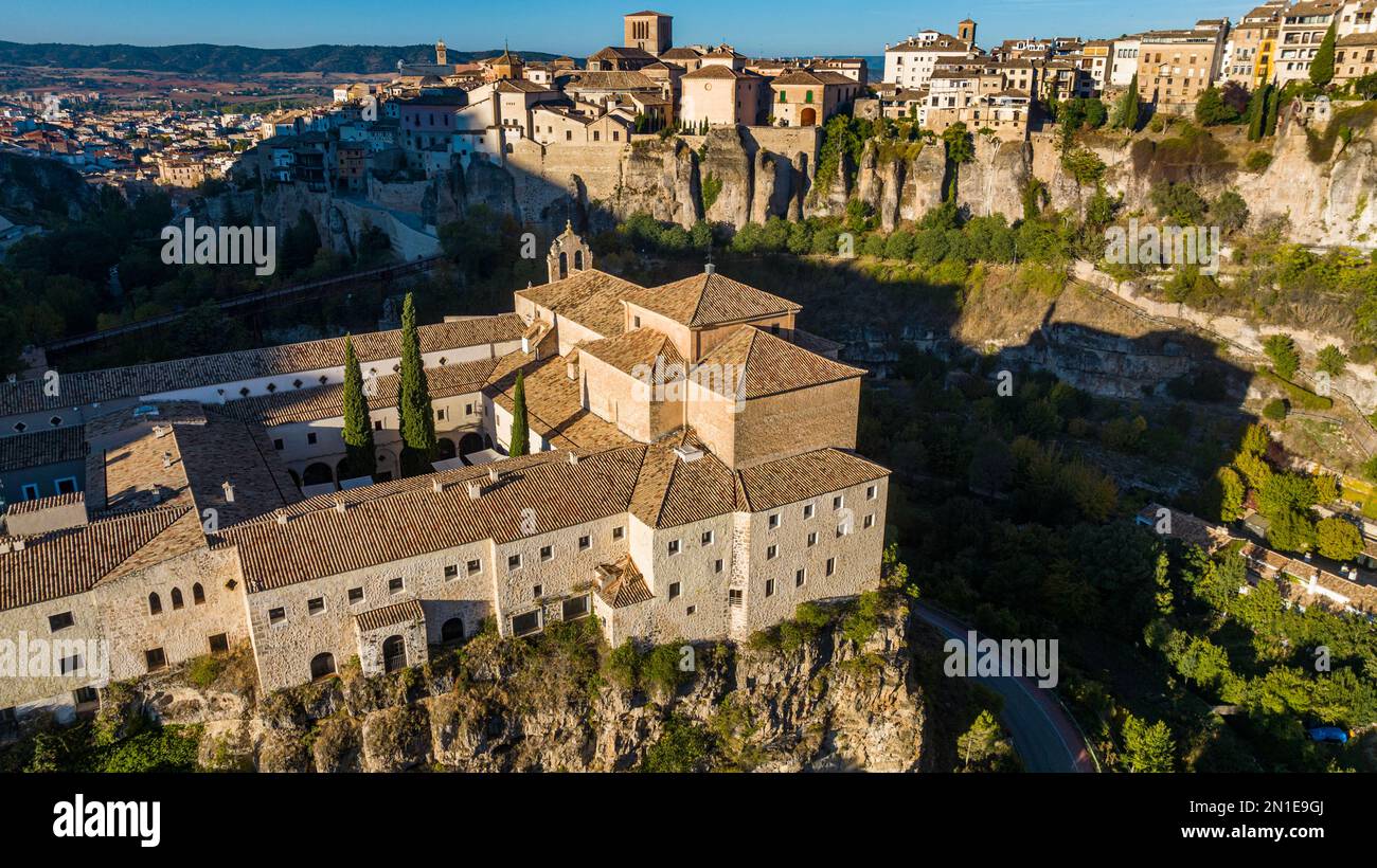 Antenne de Cuenca, site classé au patrimoine mondial de l'UNESCO, Castilla-la Mancha, Espagne, Europe Banque D'Images